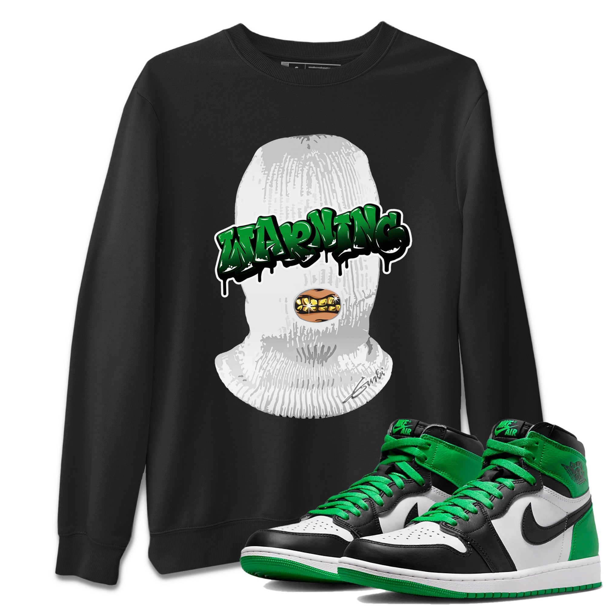 Warning Unisex Tops - Air Jordan 1 Celtics