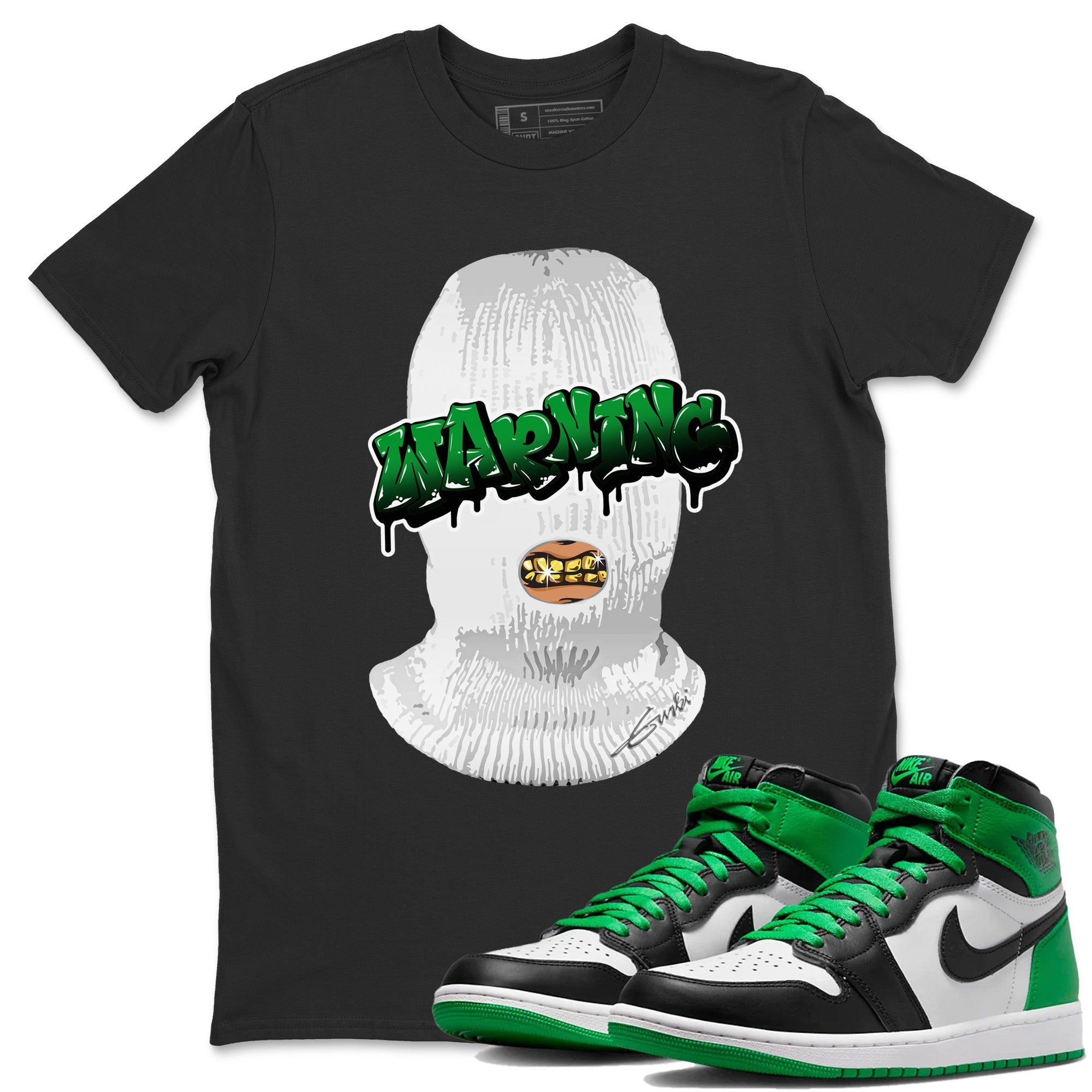 Warning Unisex Tops - Air Jordan 1 Celtics