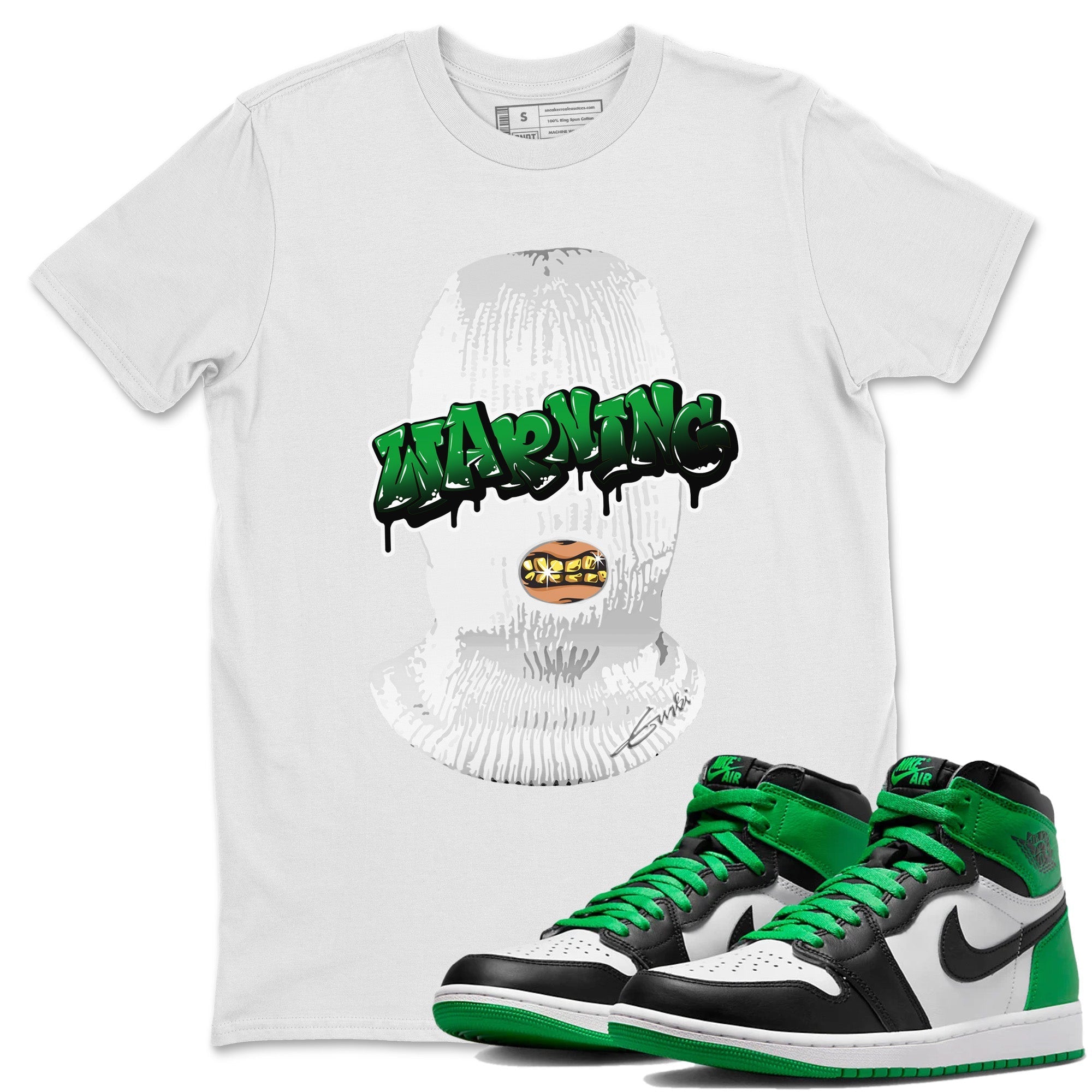Warning Unisex Tops - Air Jordan 1 Celtics