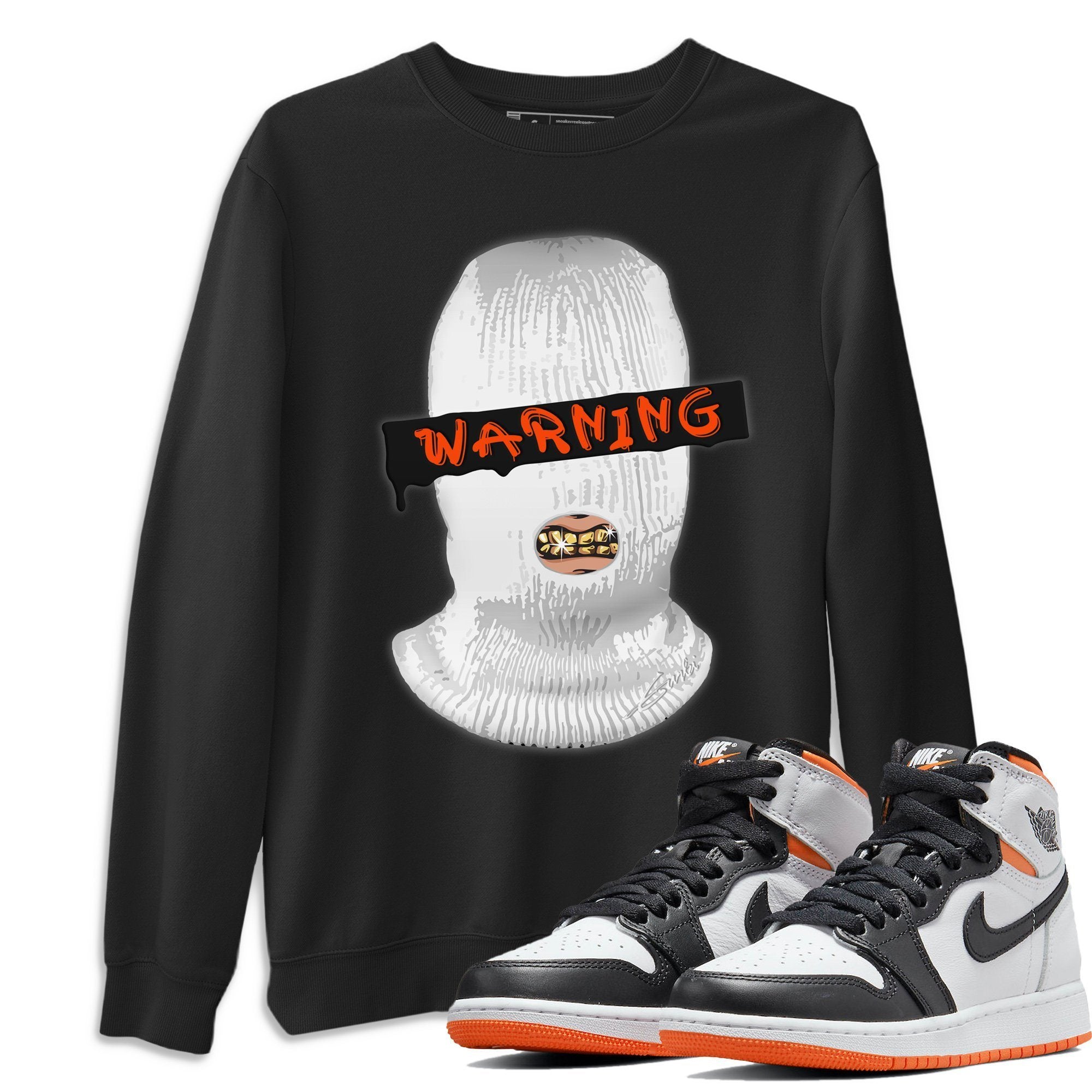 Warning Unisex Tops - Air Jordan 1 Electro Orange