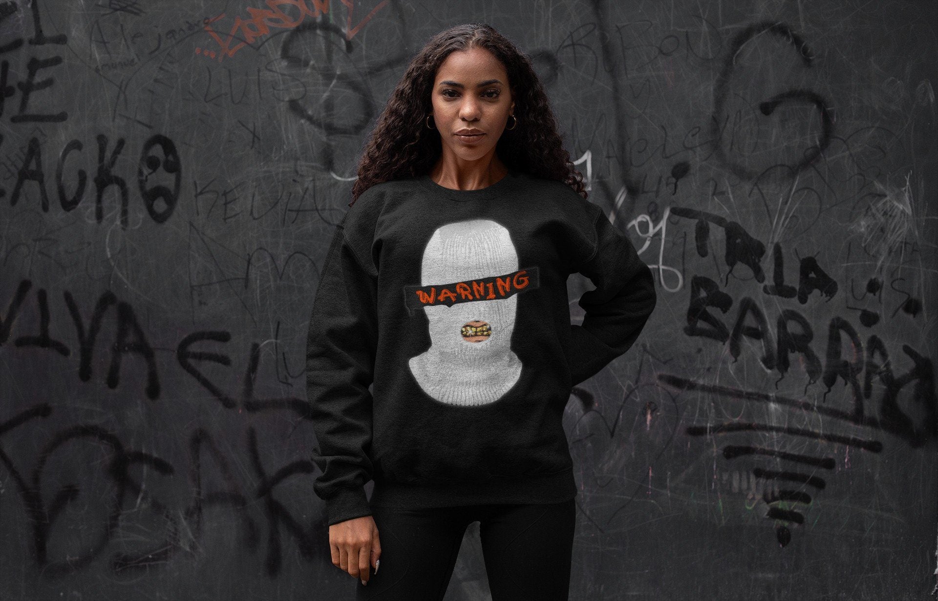 Warning Unisex Tops - Air Jordan 1 Electro Orange