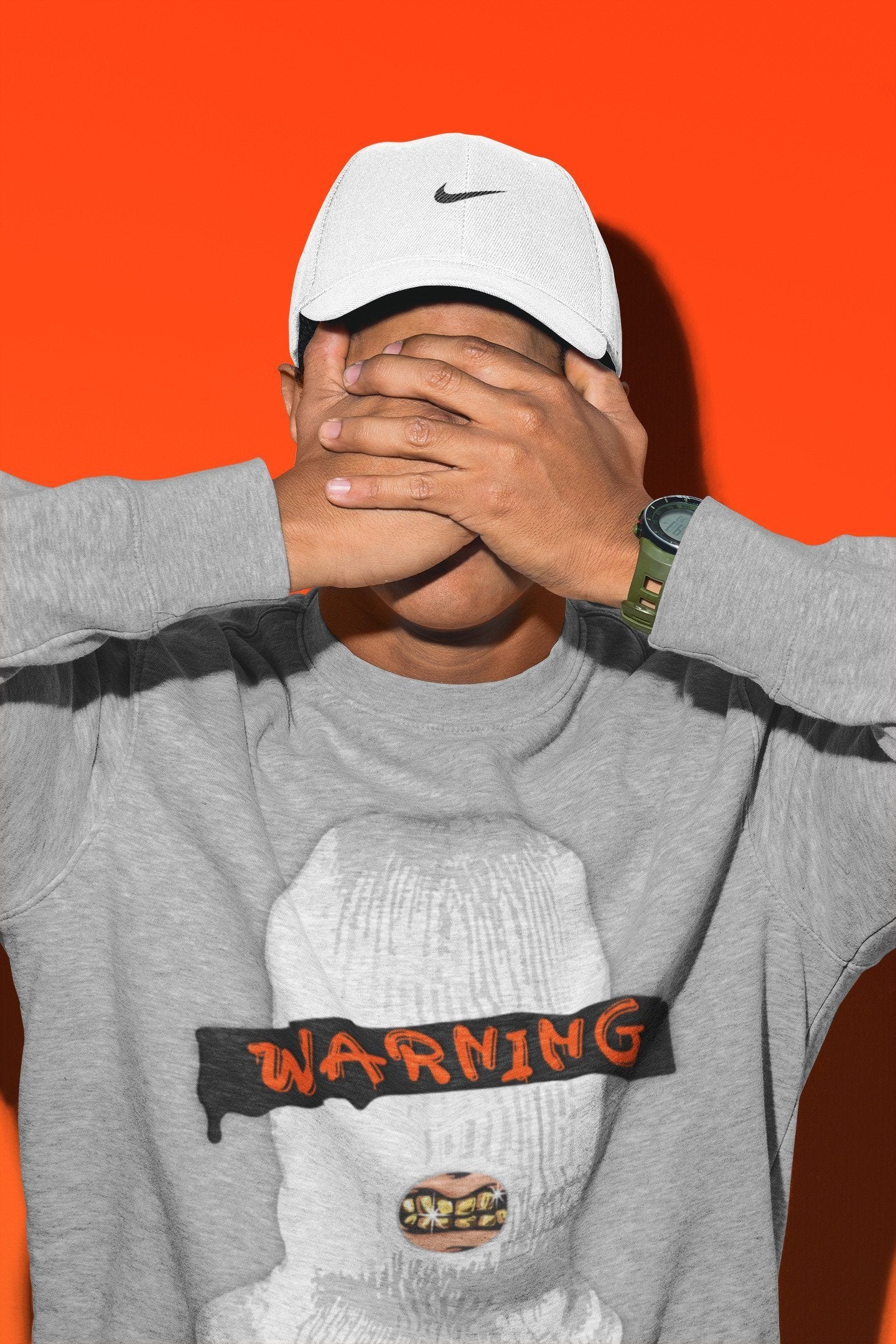 Warning Unisex Tops - Air Jordan 1 Electro Orange