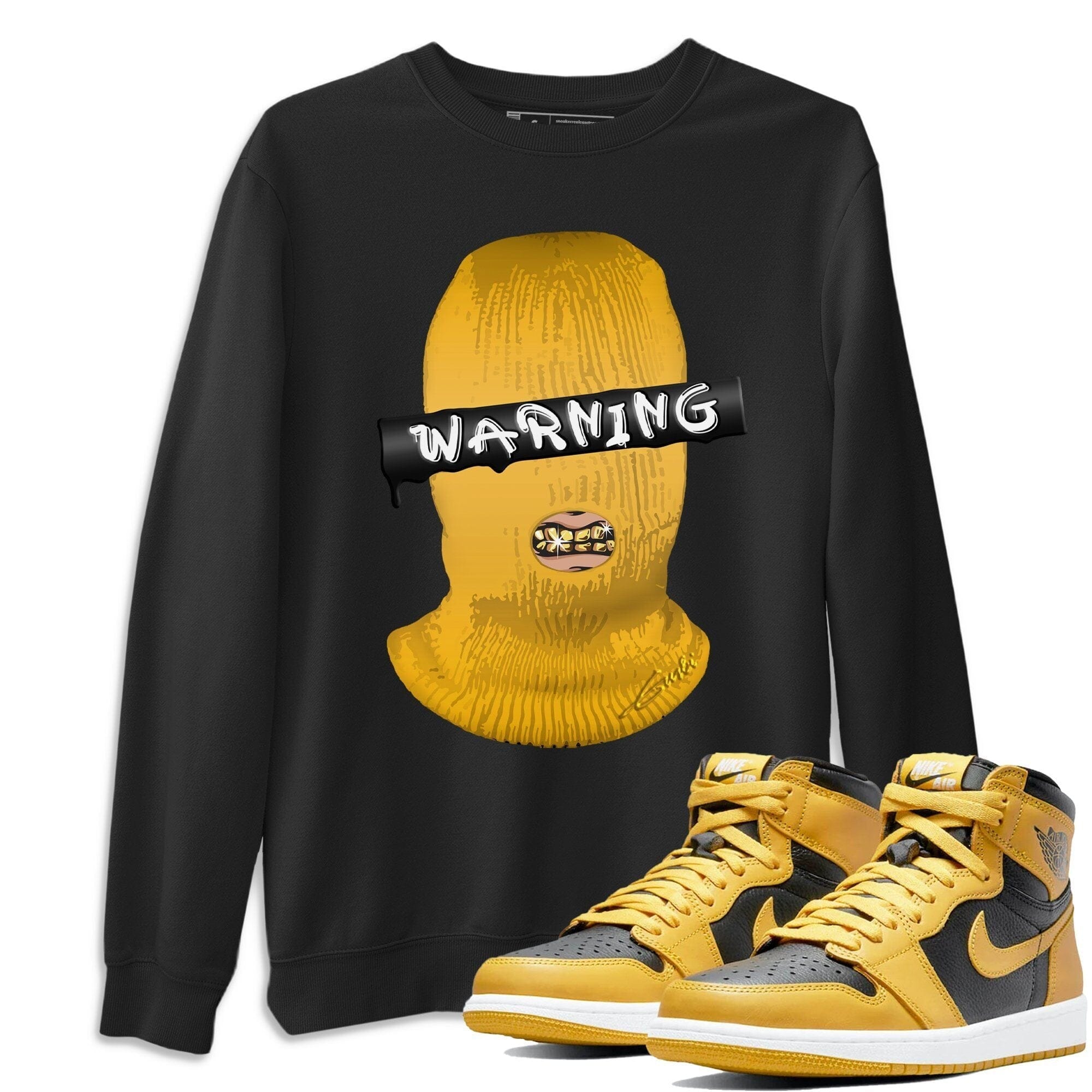 Warning Unisex Tops - Air Jordan 1 Pollen