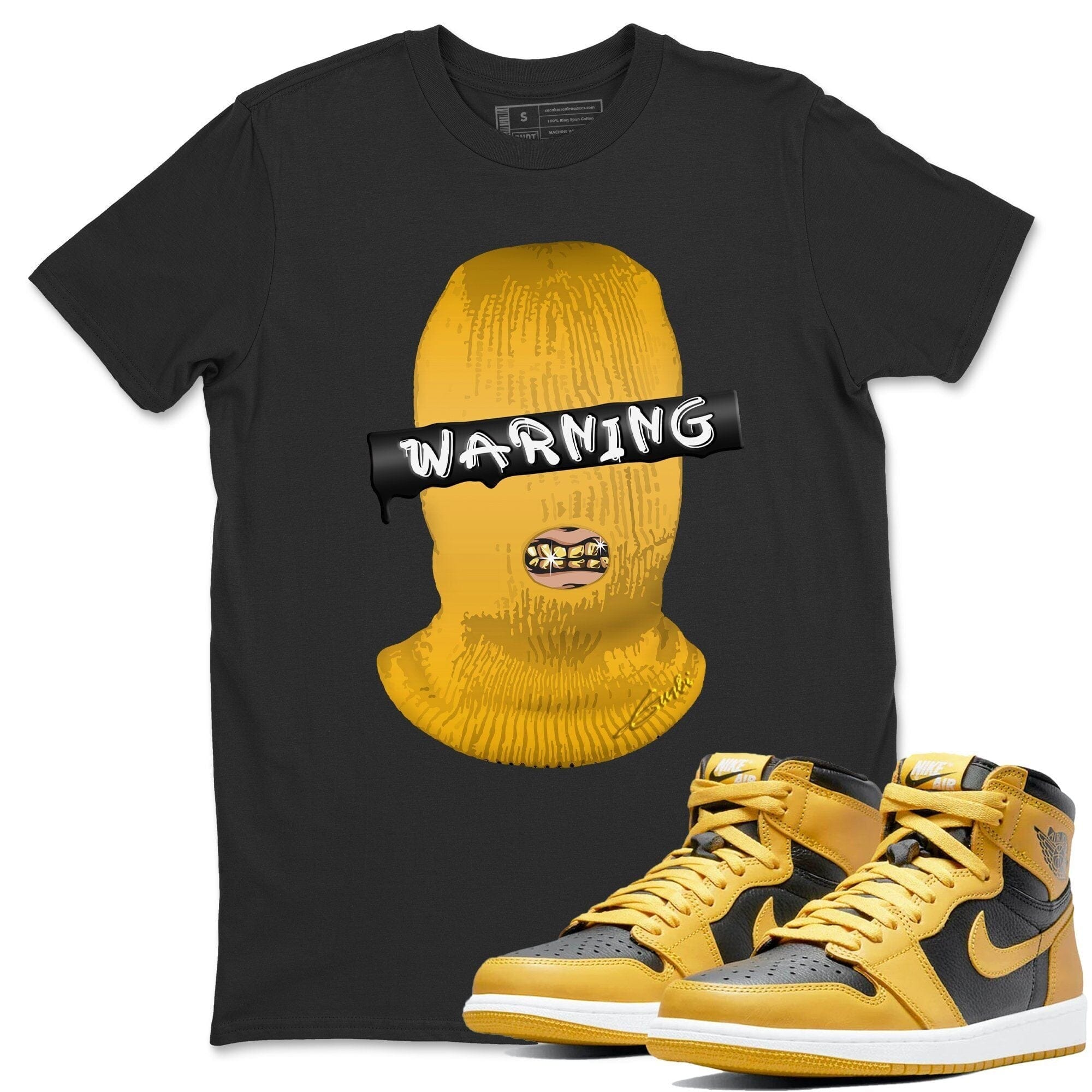 Warning Unisex Tops - Air Jordan 1 Pollen