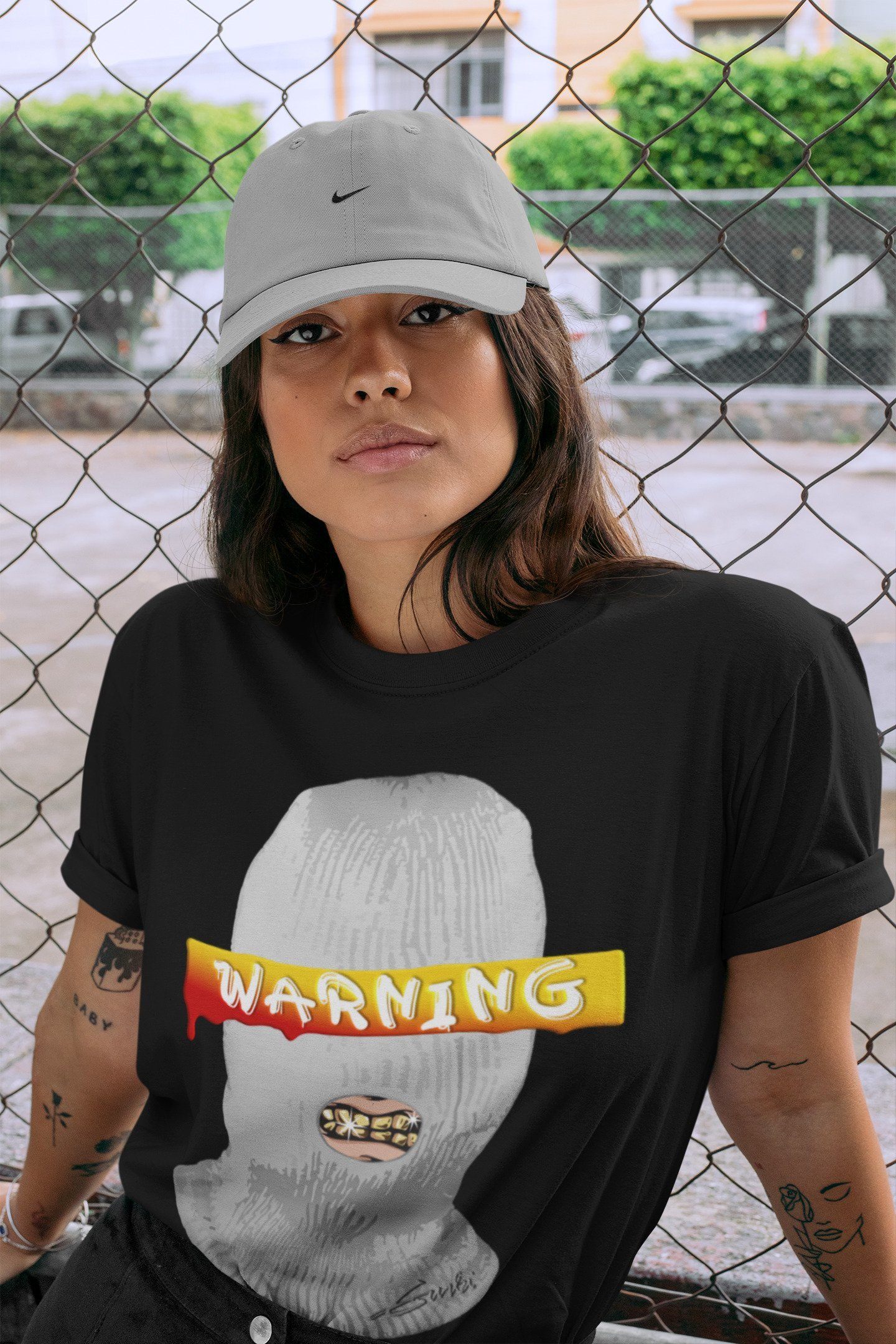 Warning Unisex Tops - Air Jordan 3 Cool Grey