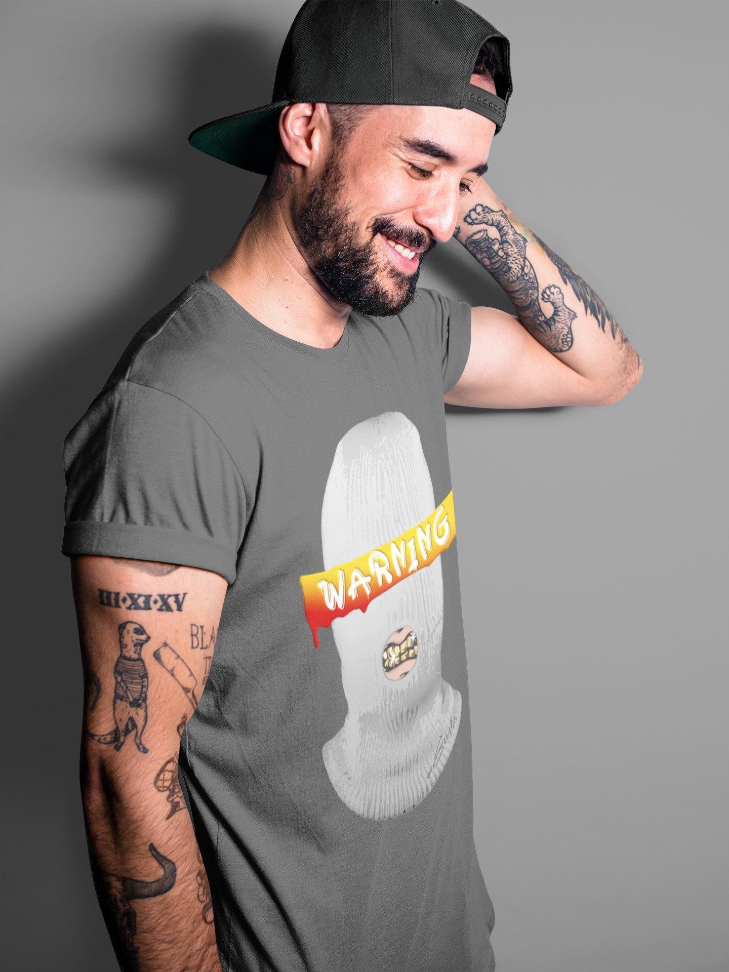 Warning Unisex Tops - Air Jordan 3 Cool Grey