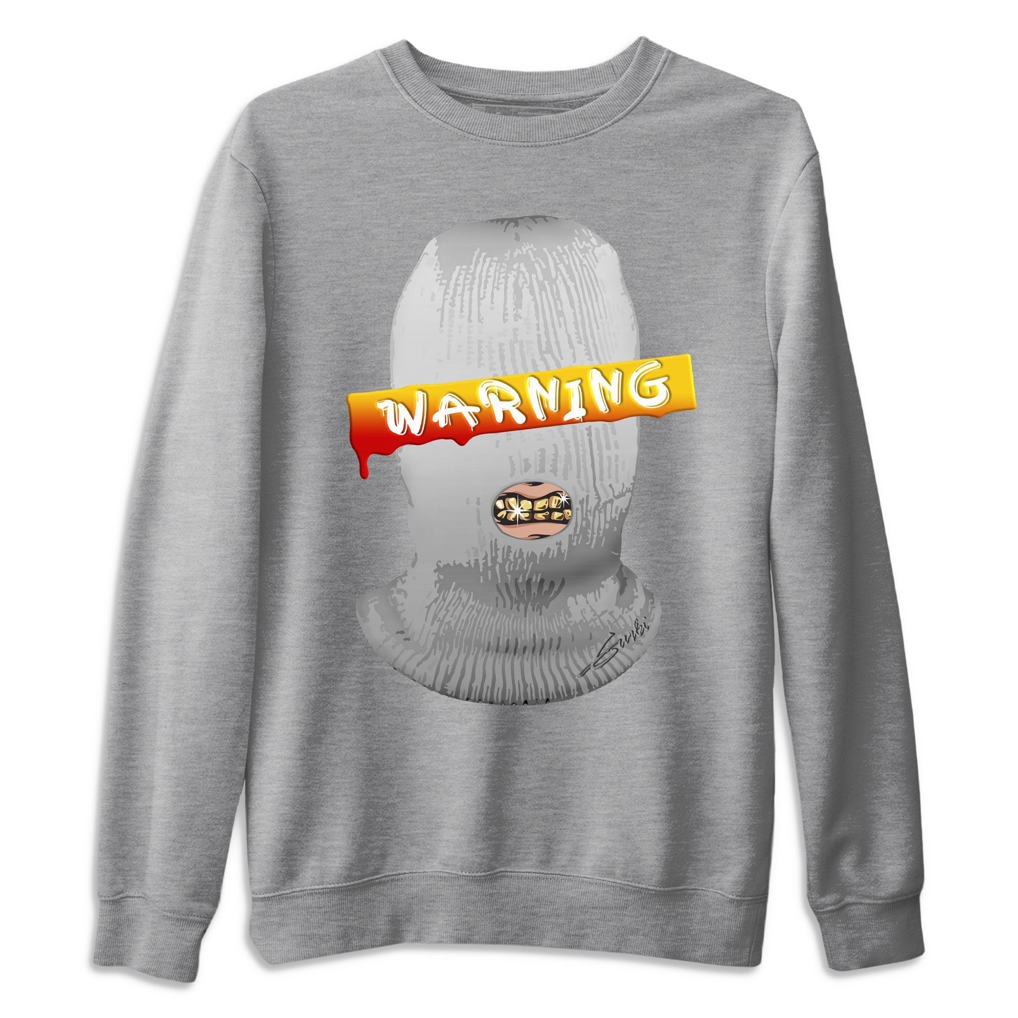 Warning Unisex Tops - Air Jordan 3 Cool Grey
