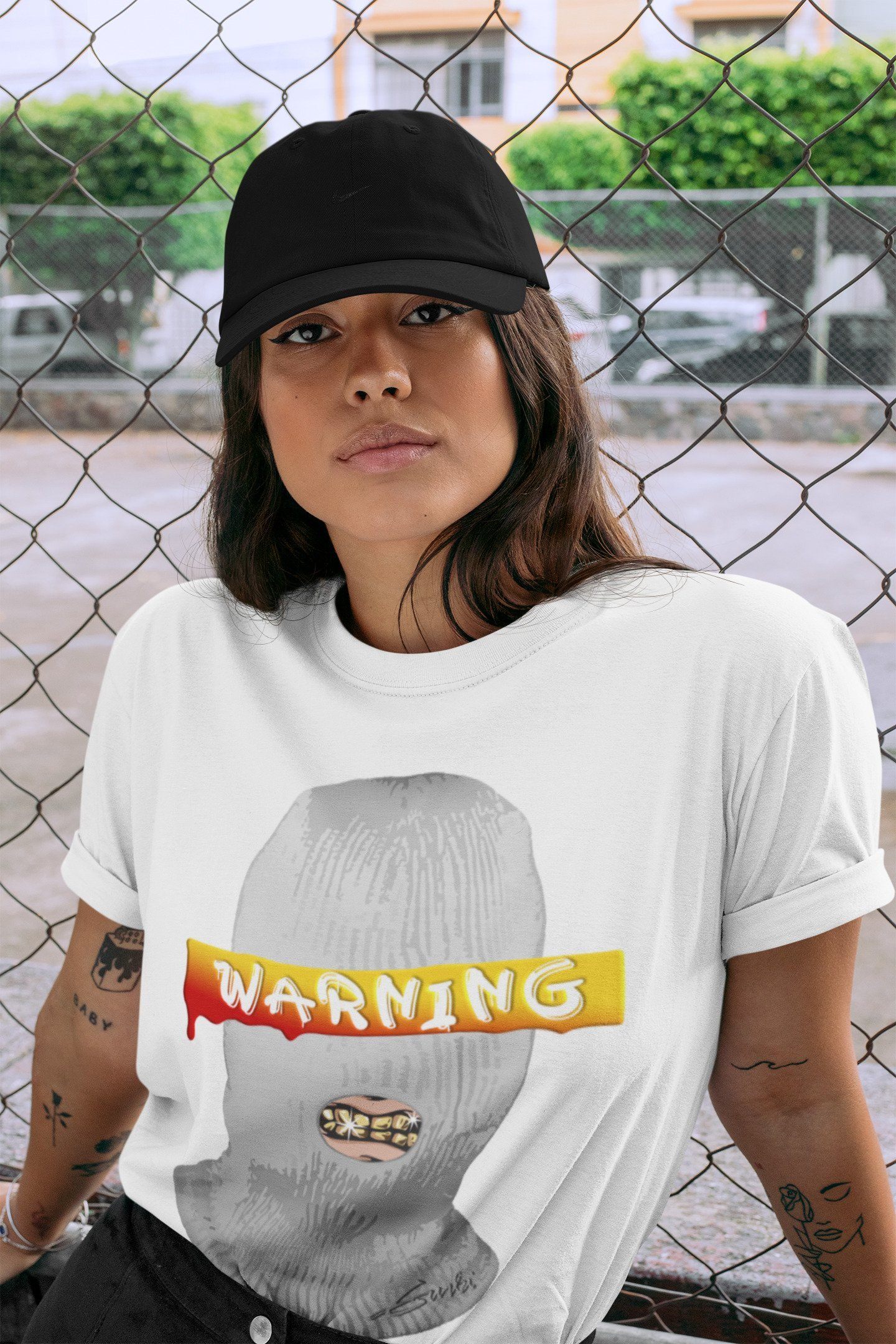 Warning Unisex Tops - Air Jordan 3 Cool Grey