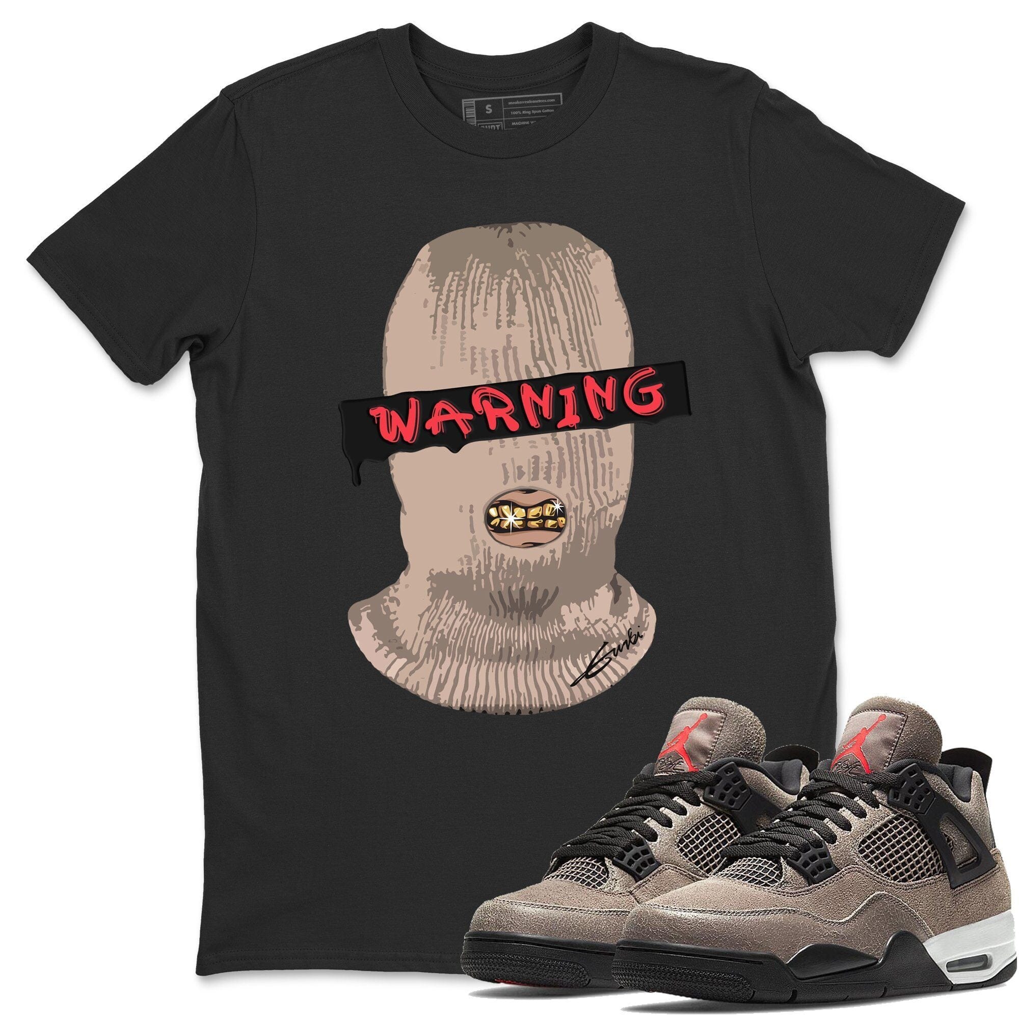 Warning Unisex Tops - Air Jordan 4 Taupe Haze