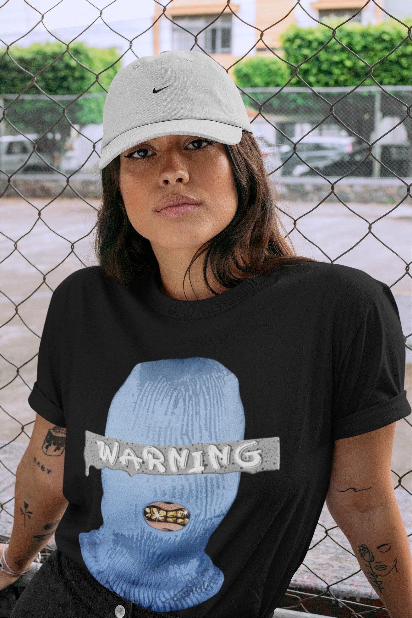 Warning Unisex Tops - Air Jordan 4 University Blue