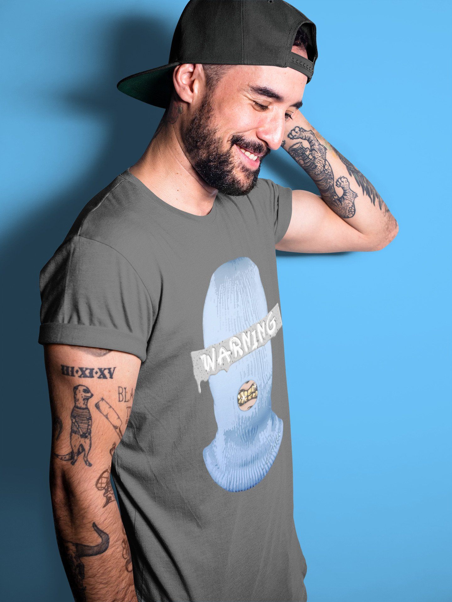 Warning Unisex Tops - Air Jordan 4 University Blue