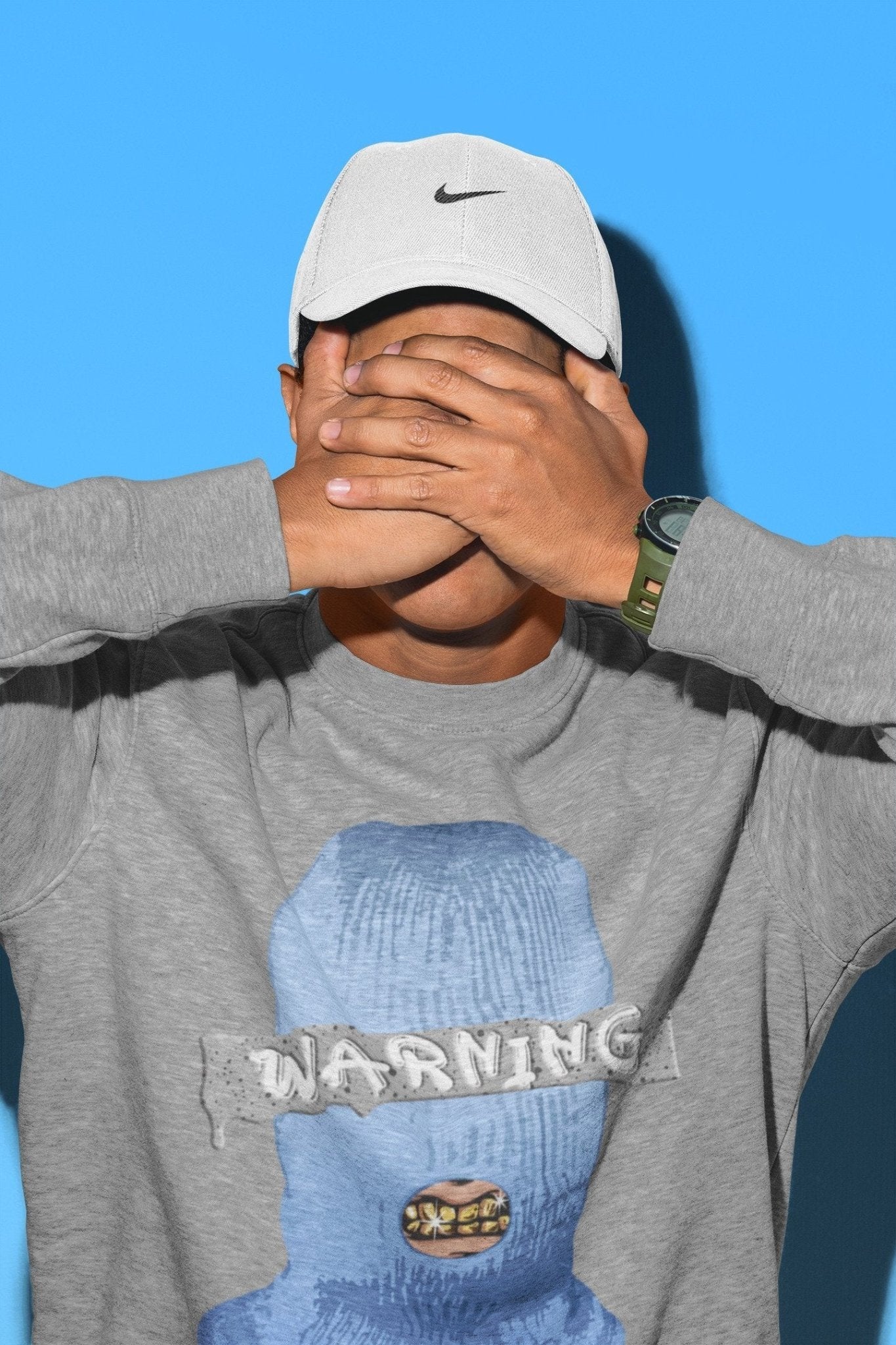 Warning Unisex Tops - Air Jordan 4 University Blue