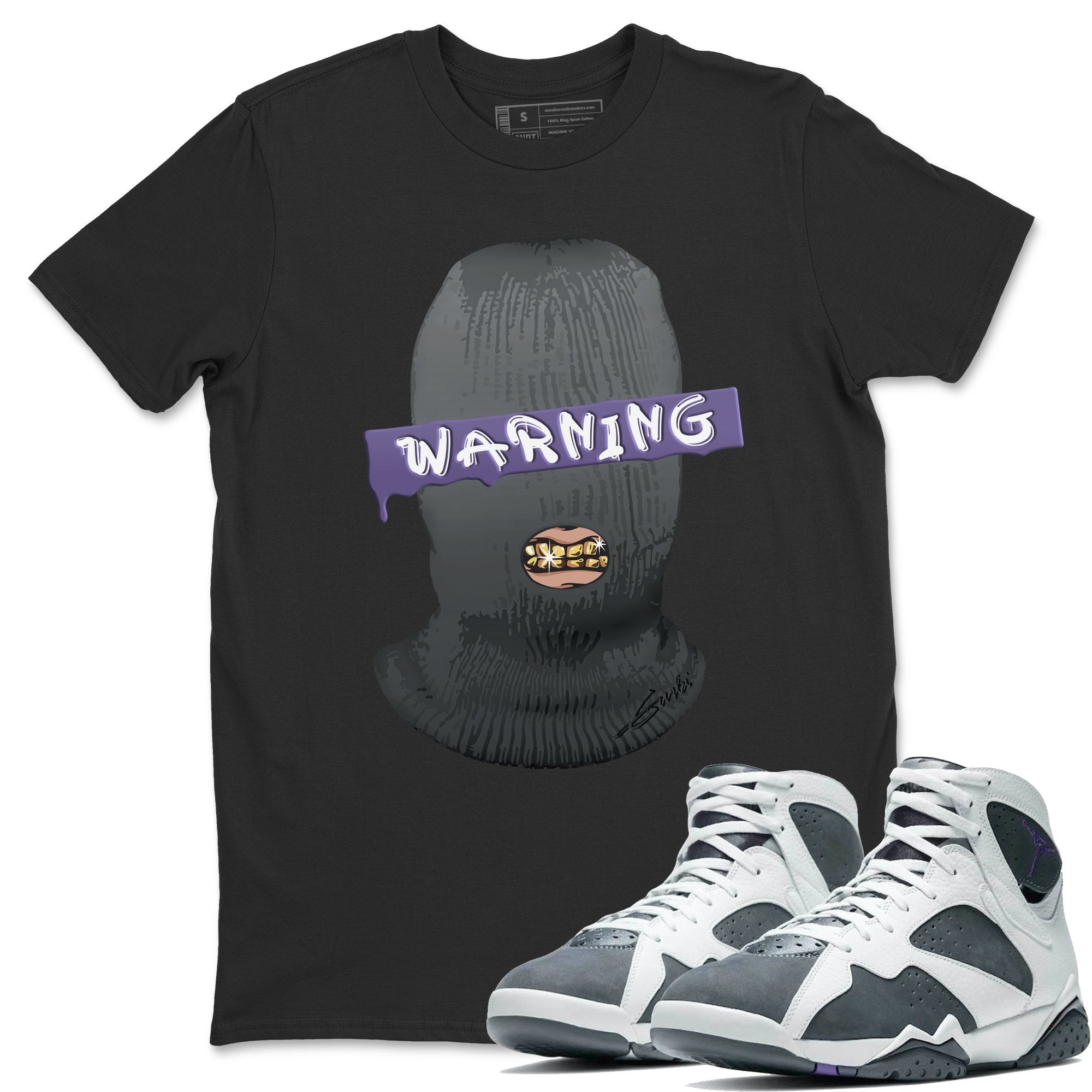 Warning Unisex Tops - Air Jordan 7 Flint
