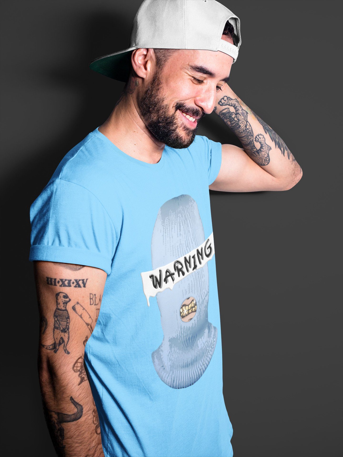 Warning Unisex Tops - Air Jordan 1 University Blue
