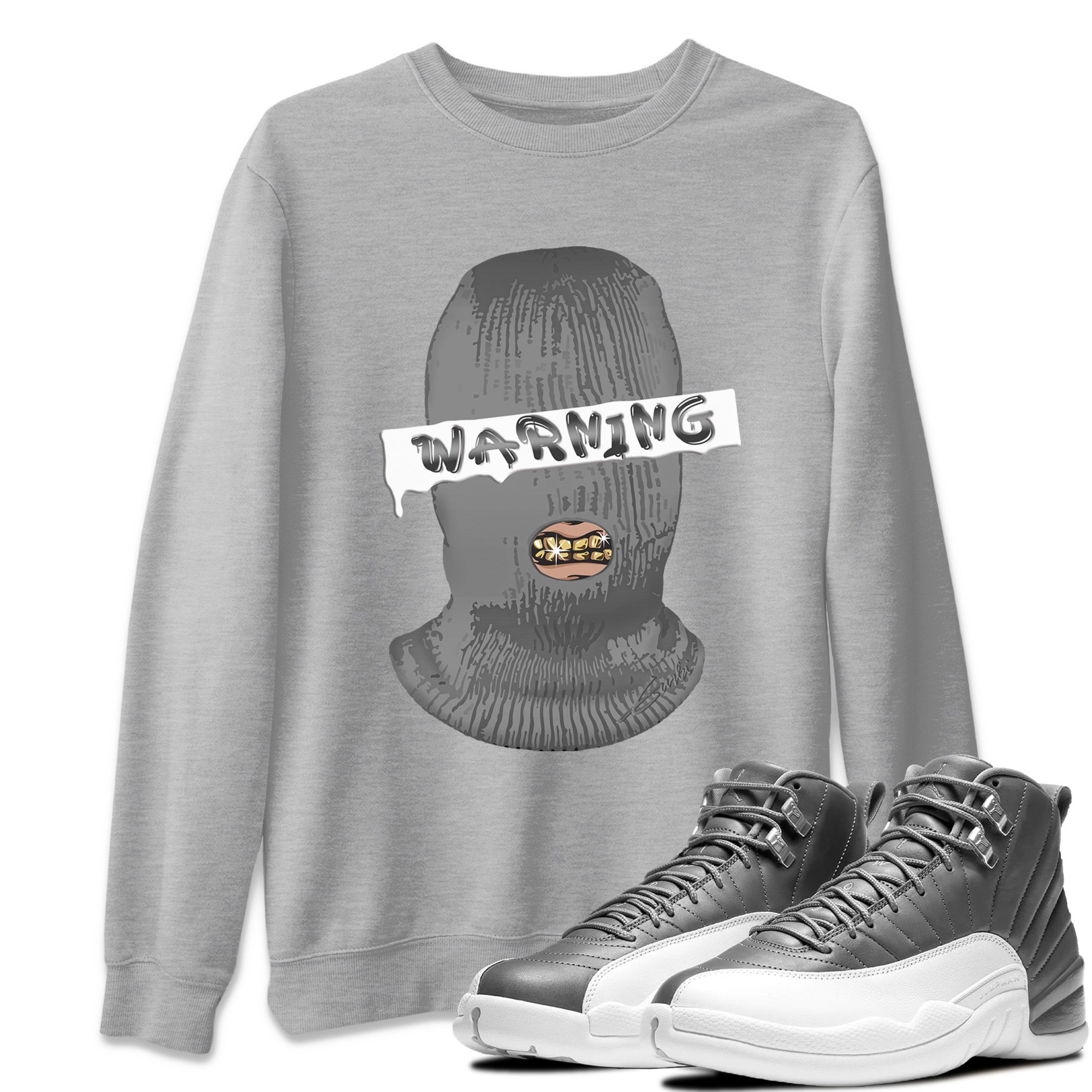 Warning Unisex Tops - Air Jordan 12 Stealth