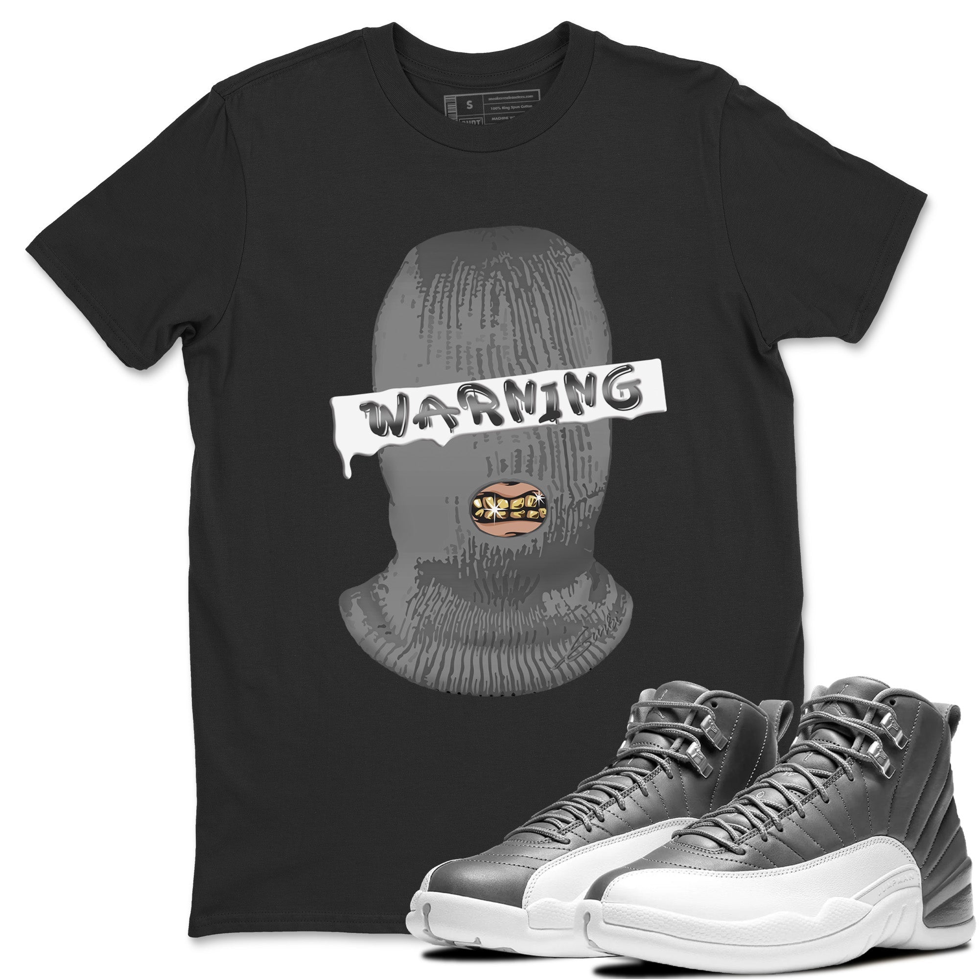 Warning Unisex Tops - Air Jordan 12 Stealth