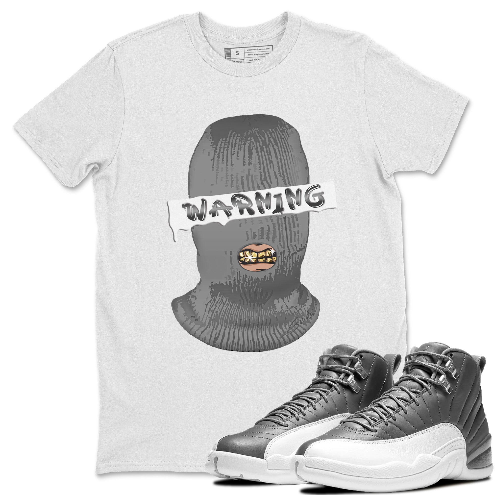 Warning Unisex Tops - Air Jordan 12 Stealth