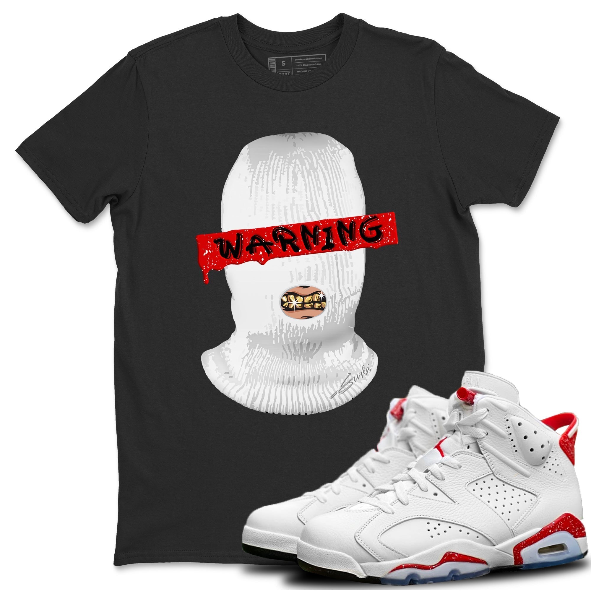 Warning Unisex Tops - Air Jordan 6 Red Velvet Cookies