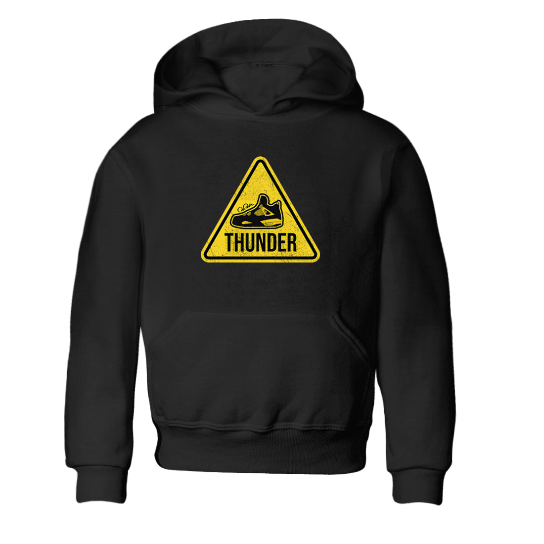Warning Sign Kids Tops - Air Jordan 4 Thunder