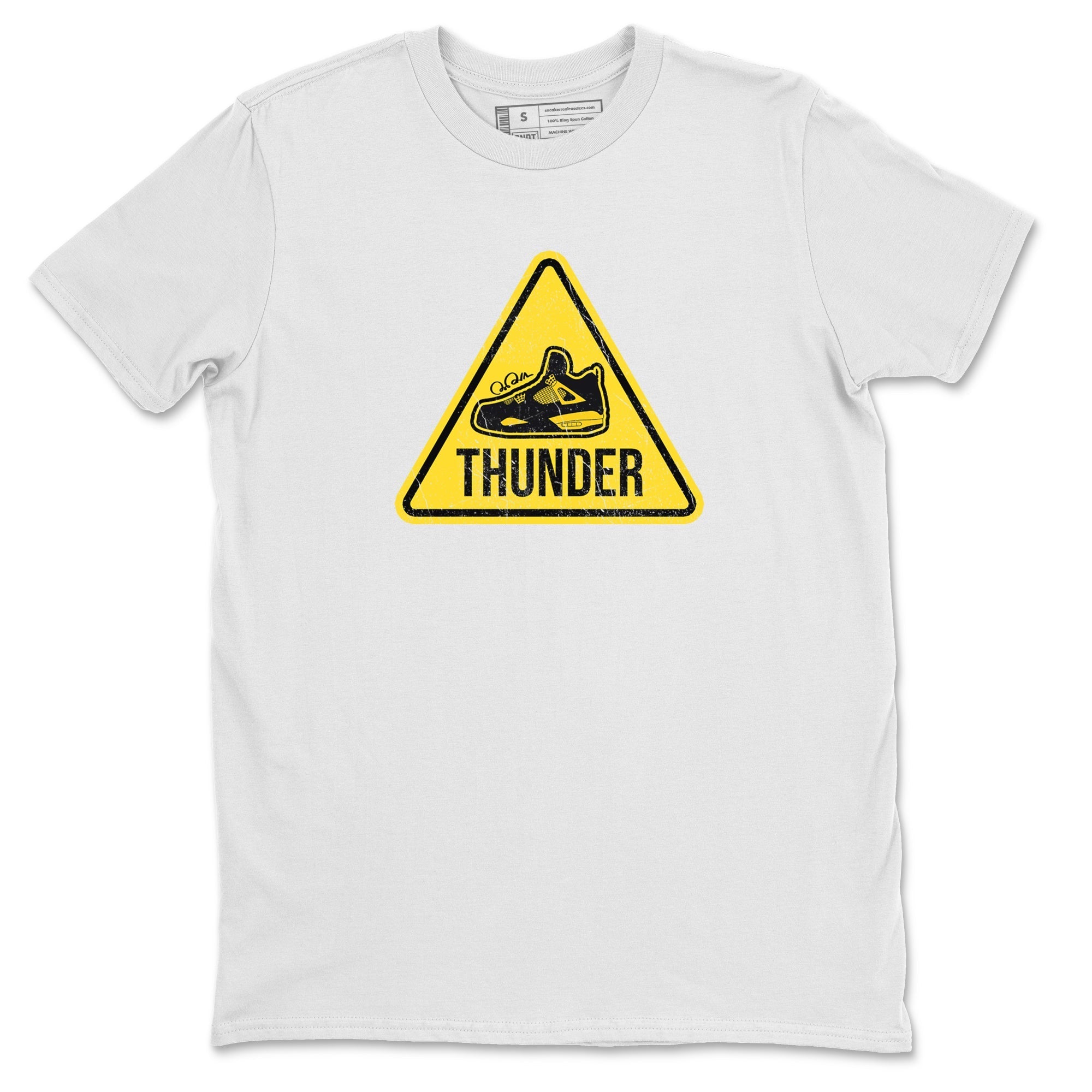 Warning Sign Unisex Tops - Air Jordan 4 Thunder