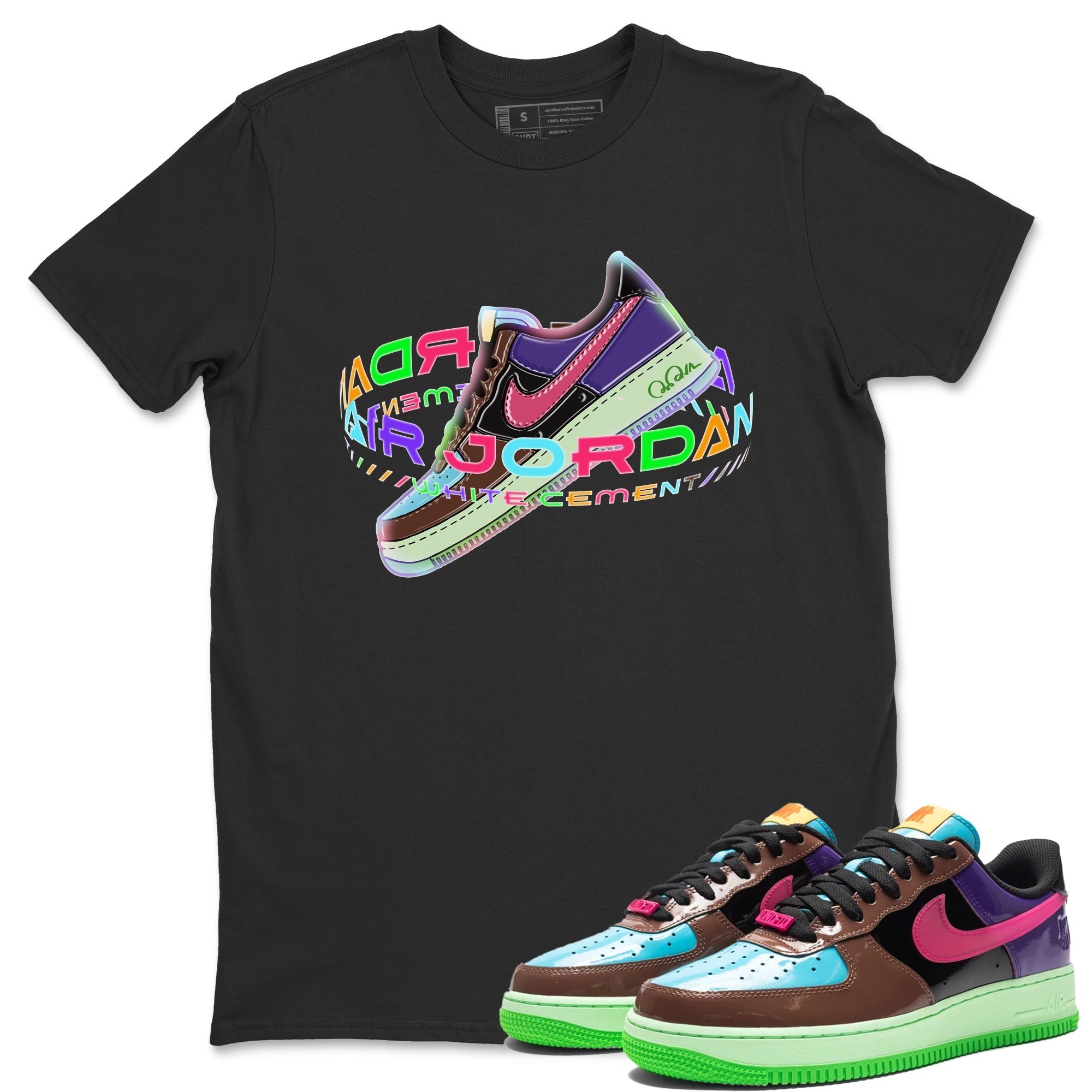 Warping Space Unisex Tops - Air Force 1 Undefeated Fauna Brown