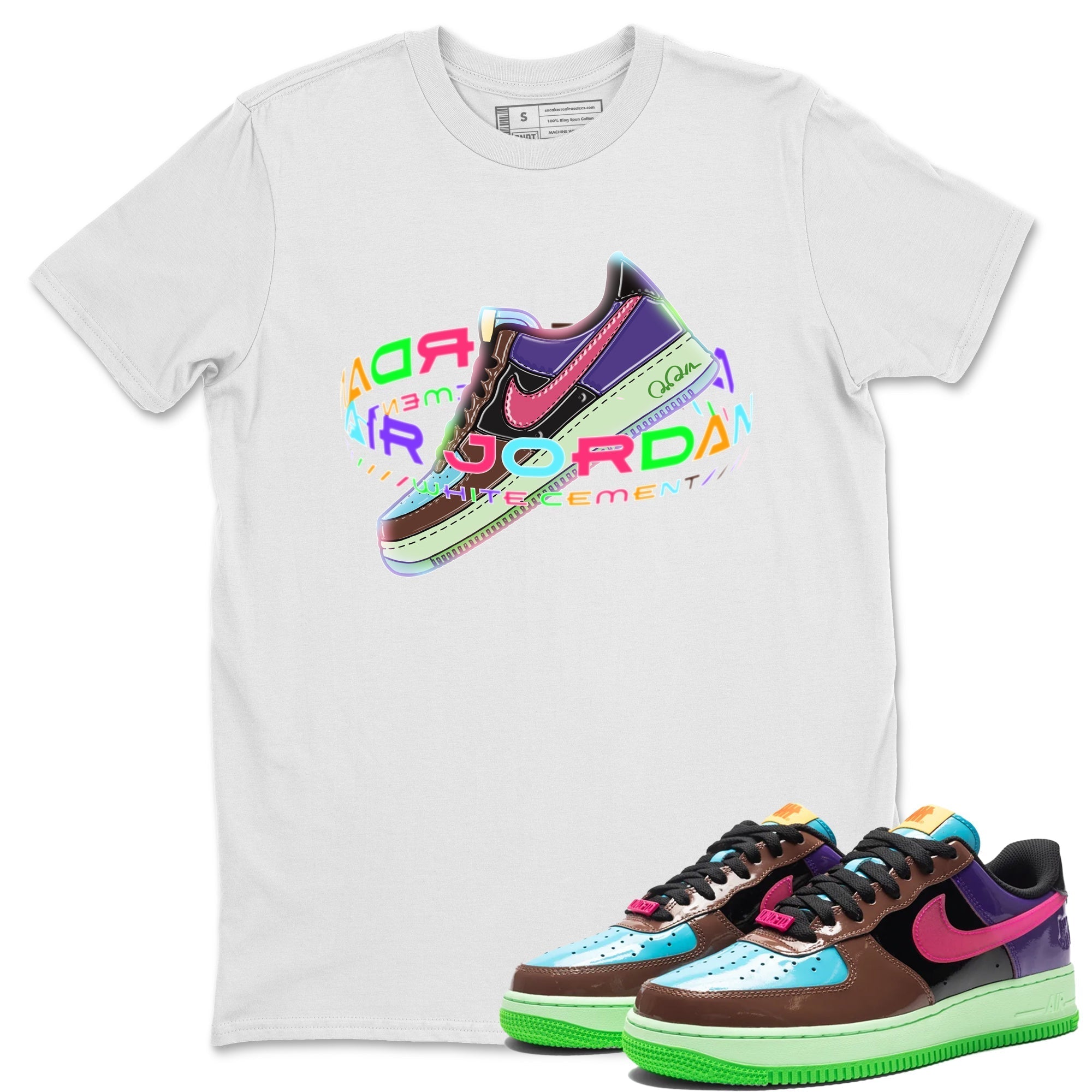 Warping Space Unisex Tops - Air Force 1 Undefeated Fauna Brown