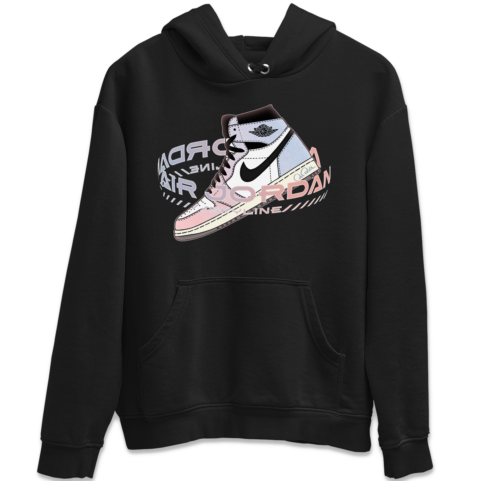 Warping Space Unisex Tops - Air Jordan 1 Skyline