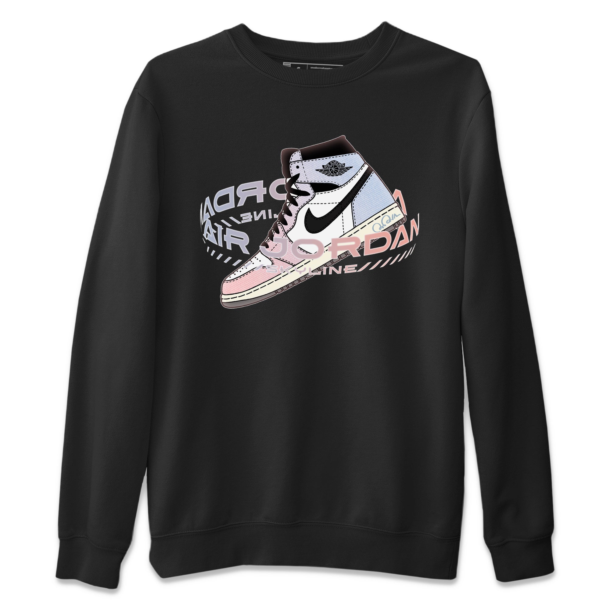 Warping Space Unisex Tops - Air Jordan 1 Skyline