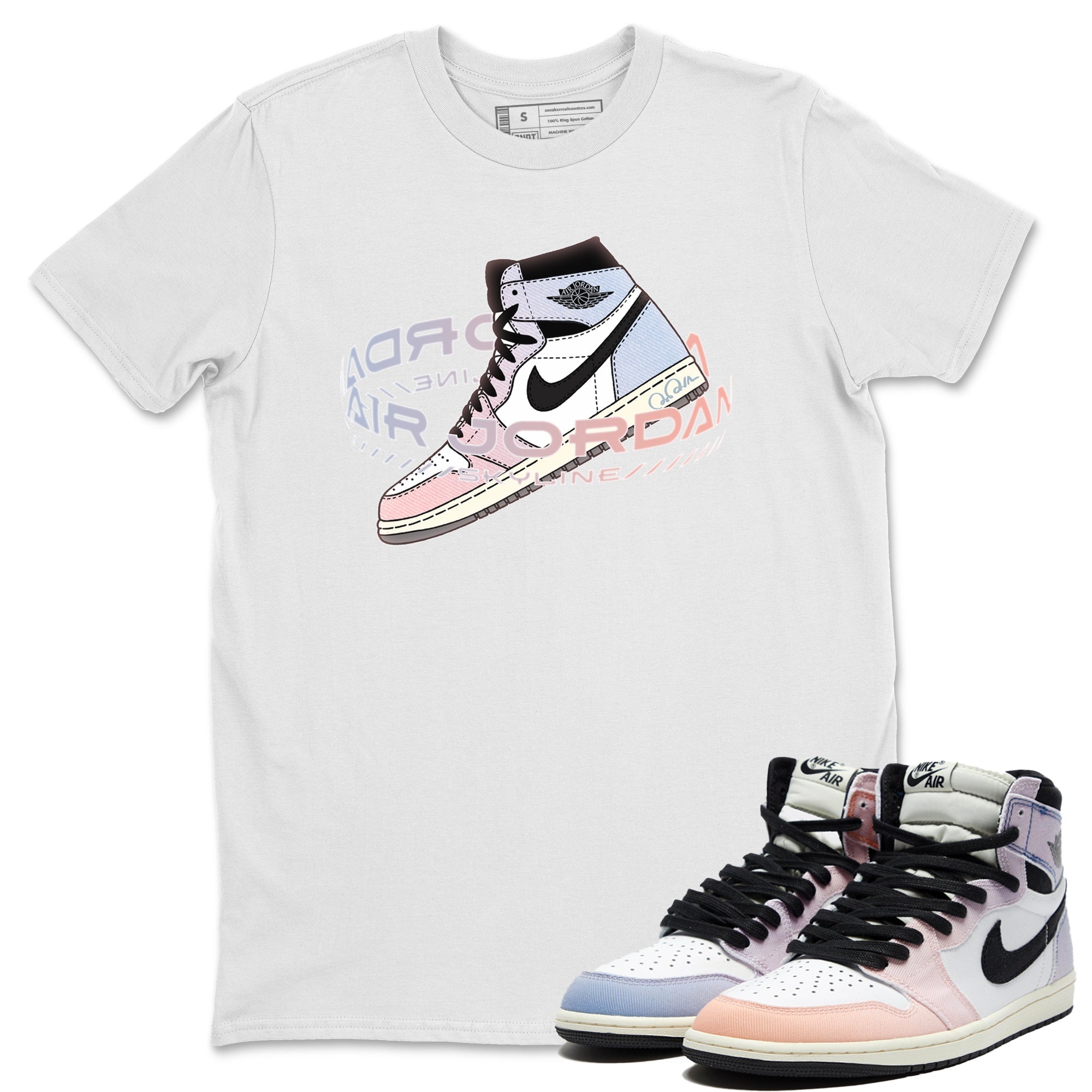 Warping Space Unisex Tops - Air Jordan 1 Skyline