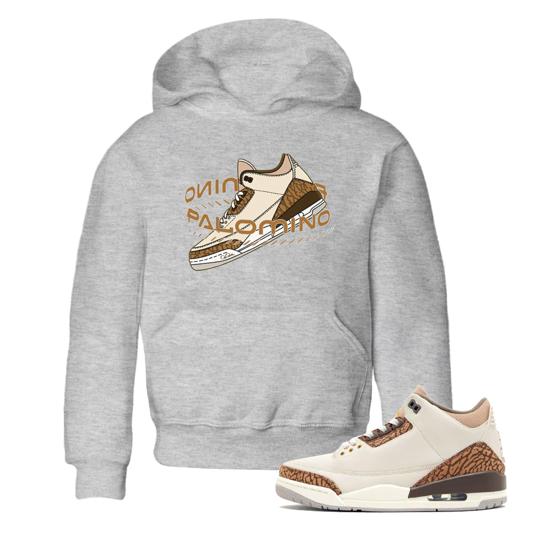 Warping Space Kids Tops - Air Jordan 3 Palomino