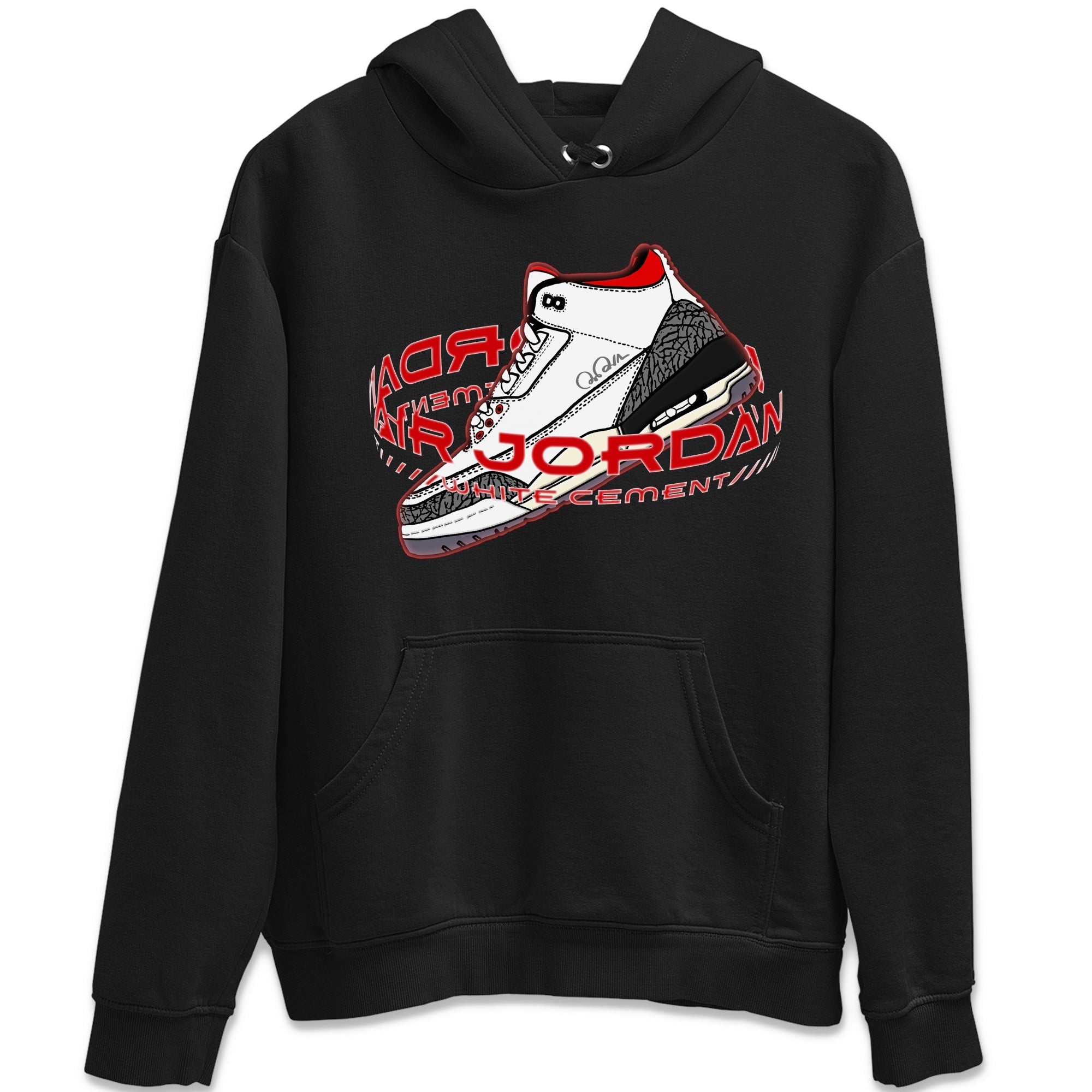 Warping Space Unisex Tops - Air Jordan 3 White Cement