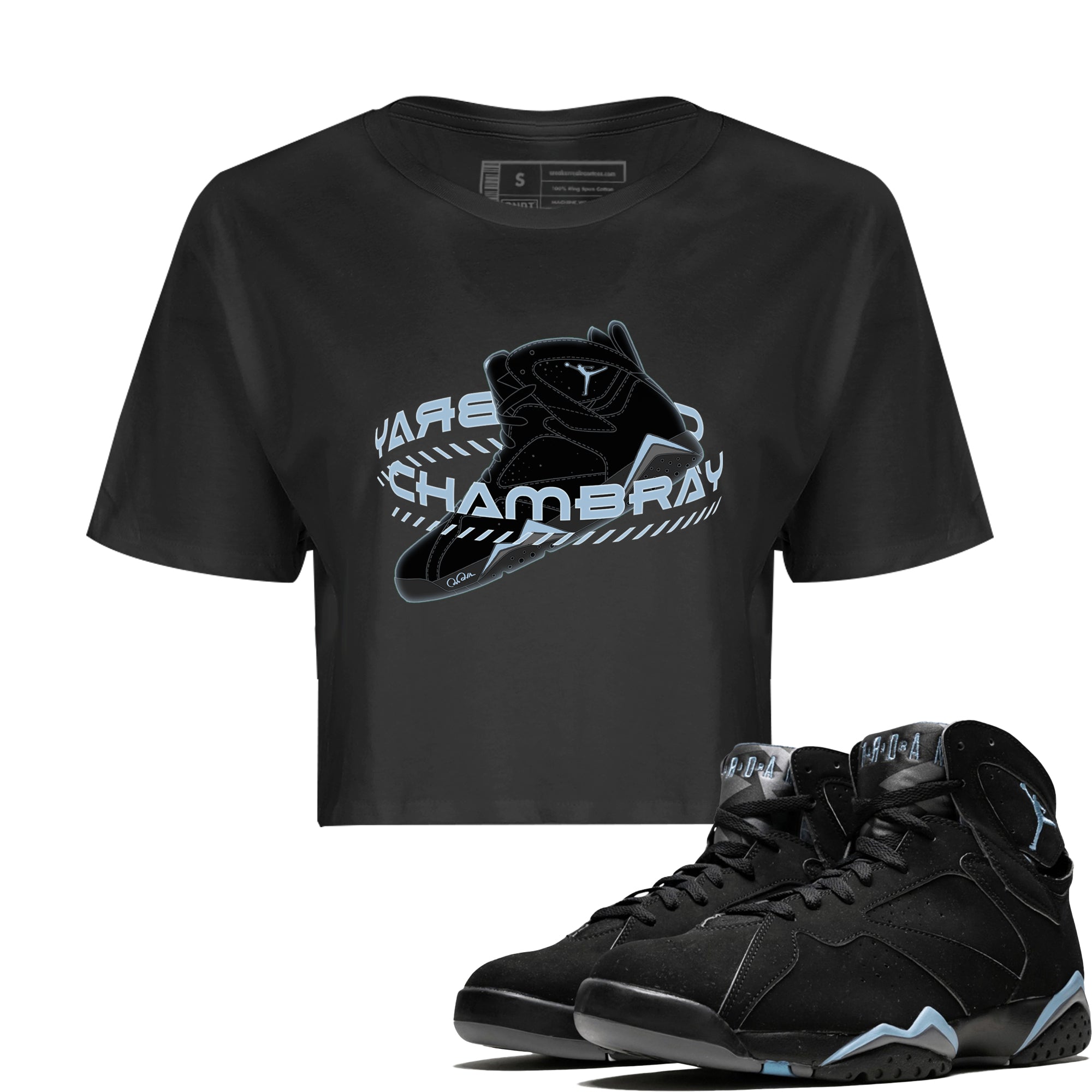 Warping Space Women's Tops - Air Jordan 7 Chambray