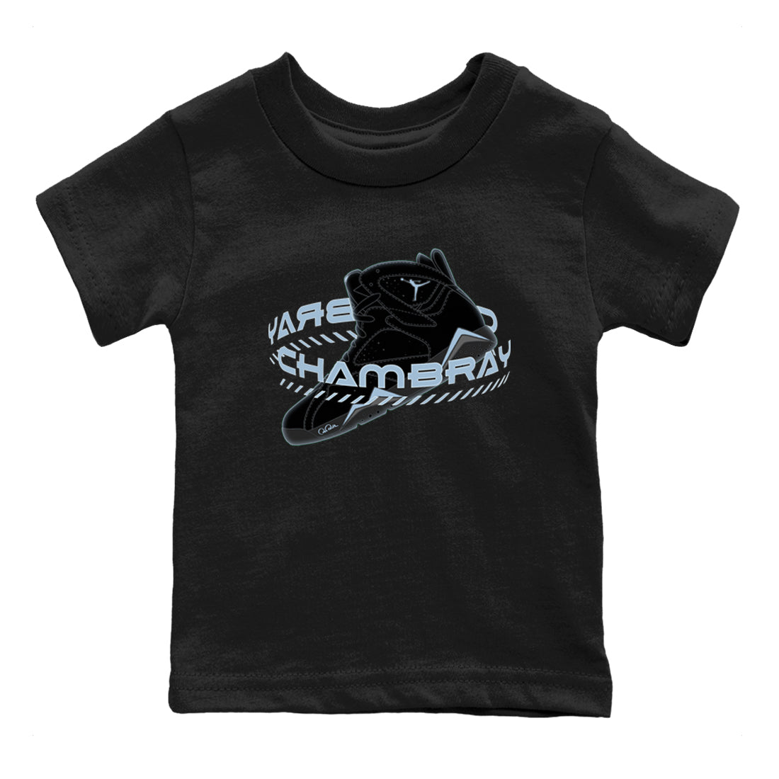 Warping Space Kids Tops - Air Jordan 7 Chambray