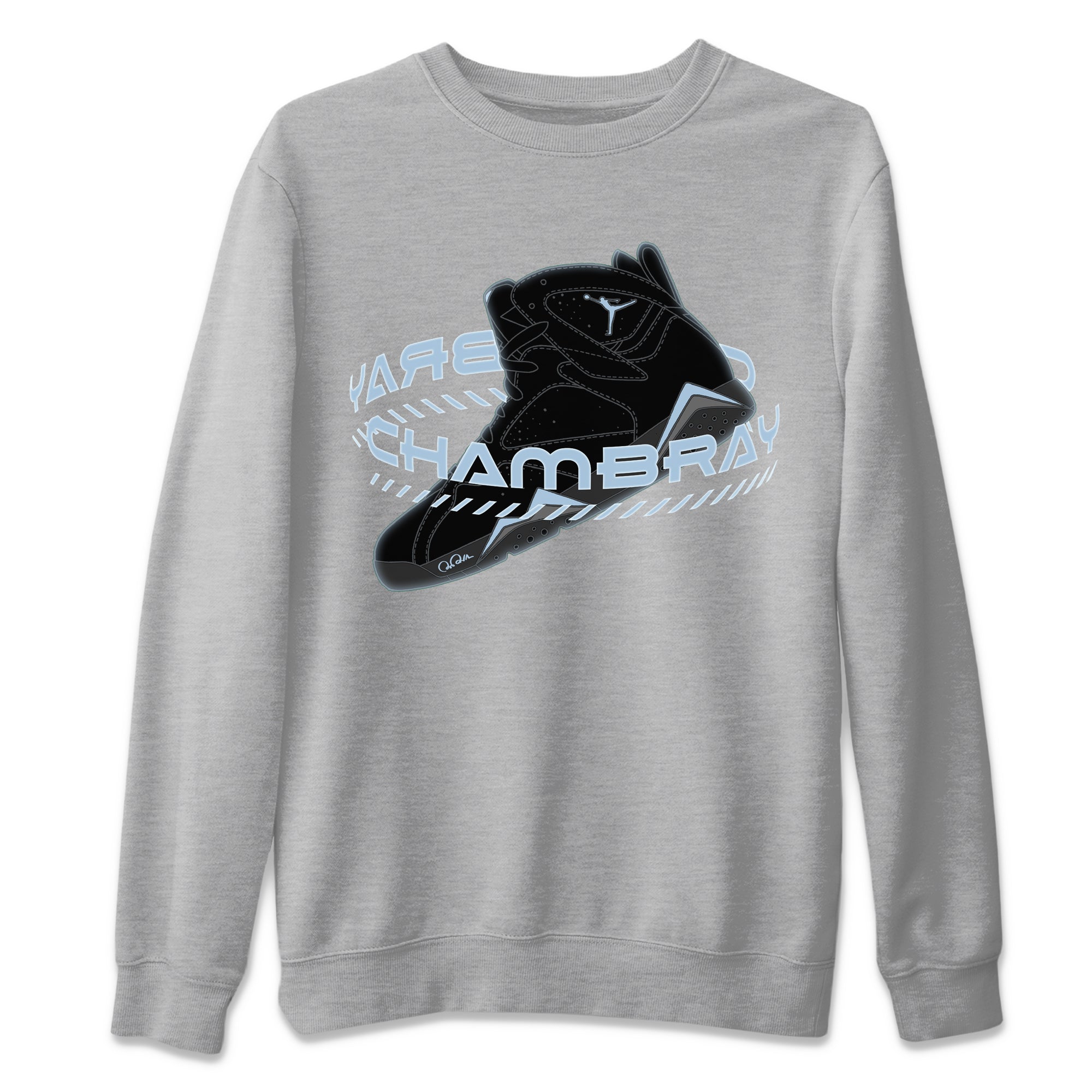 Warping Space Unisex Tops - Air Jordan 7 Chambray