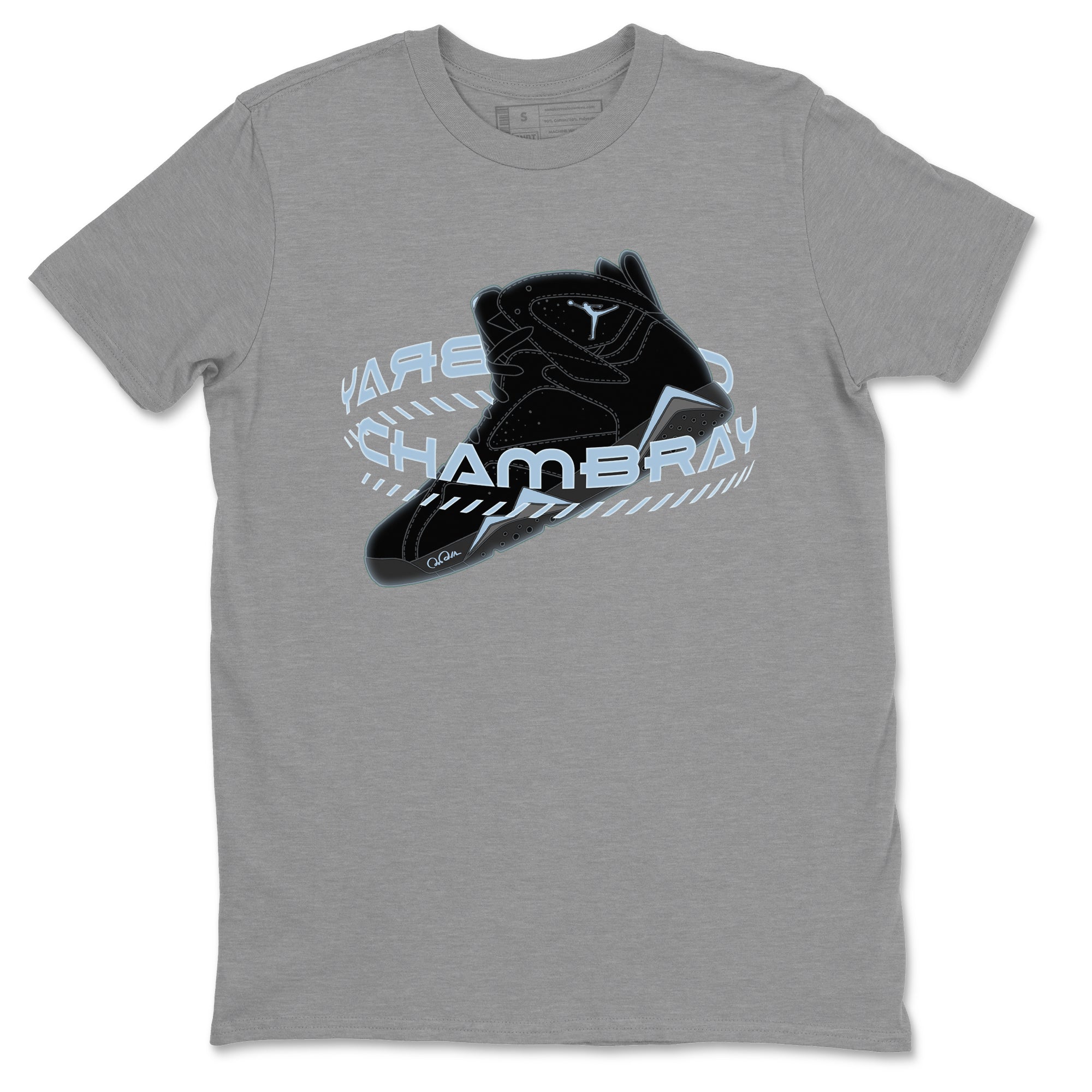 Warping Space Unisex Tops - Air Jordan 7 Chambray