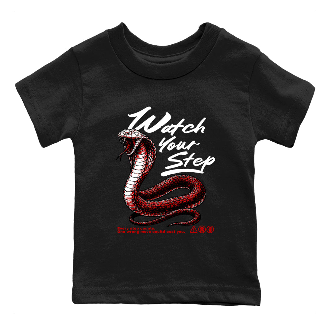 Watch Your Step snkmatch Tees Kids - Air Jordan 11 Bred
