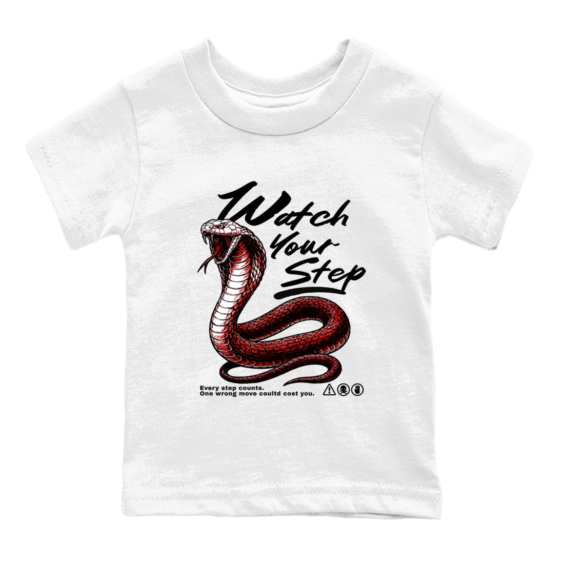 Watch Your Step snkmatch Tees Kids - Air Jordan 11 Bred
