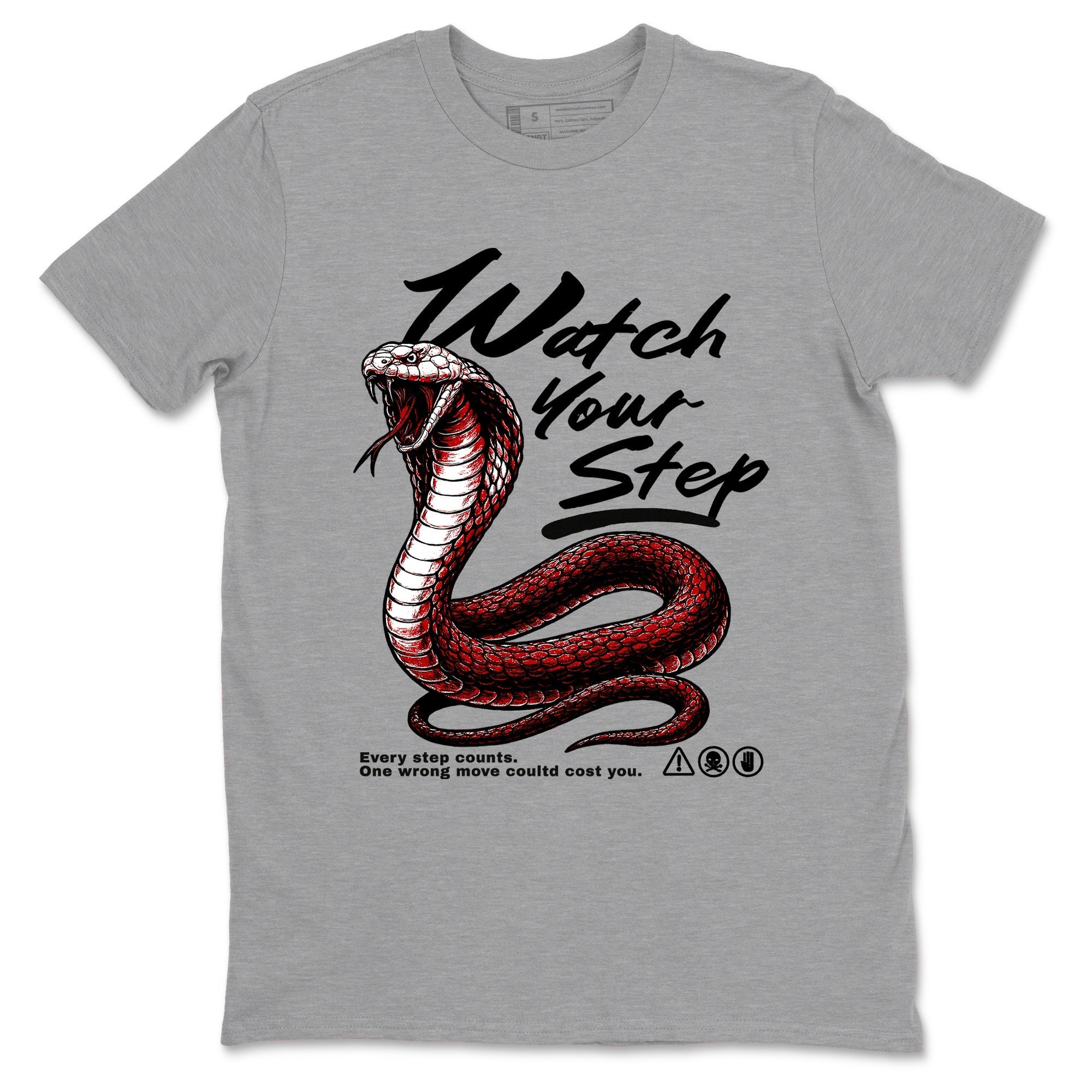 Watch Your Step snkmatch Tees - Air Jordan 11 Bred