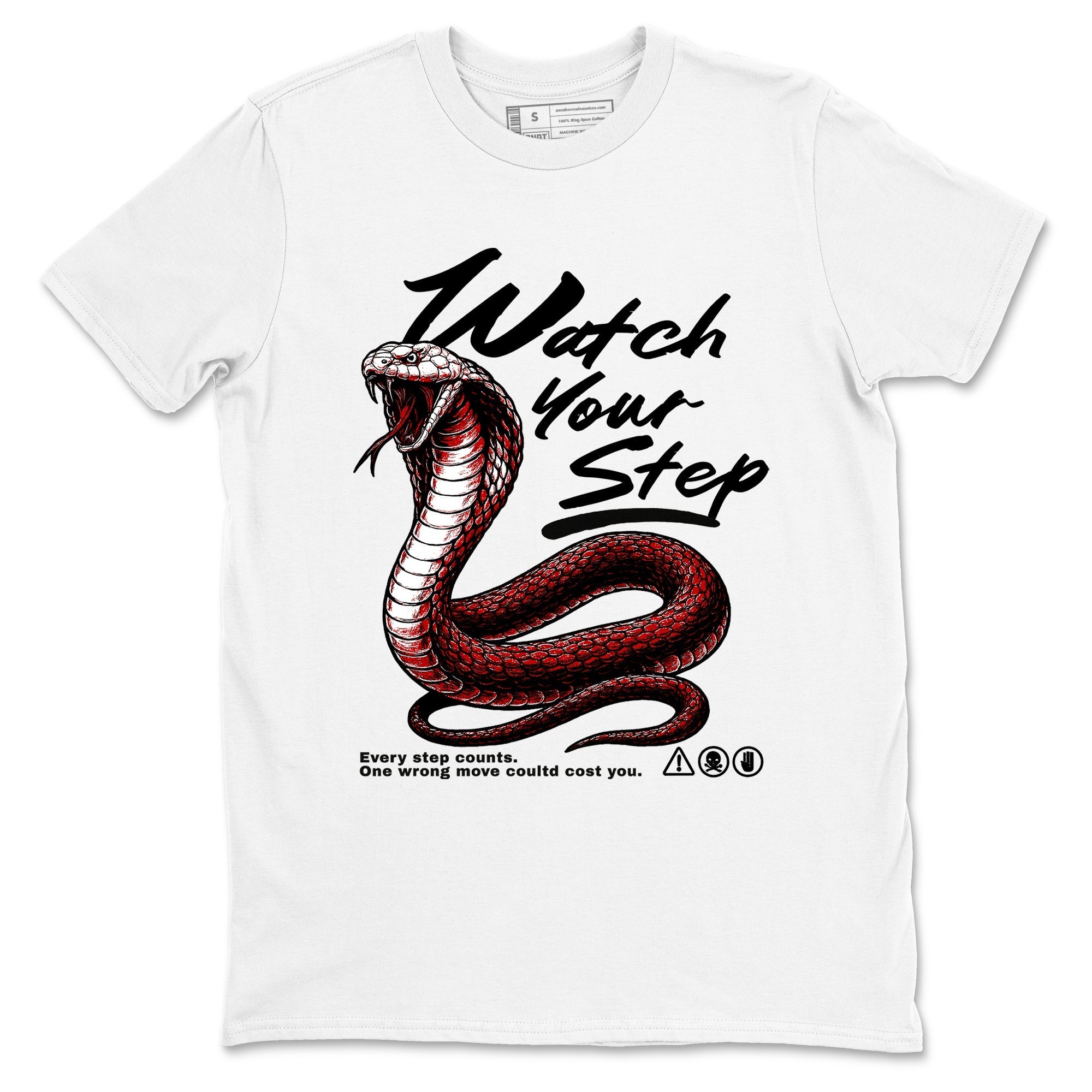 Watch Your Step snkmatch Tees - Air Jordan 11 Bred