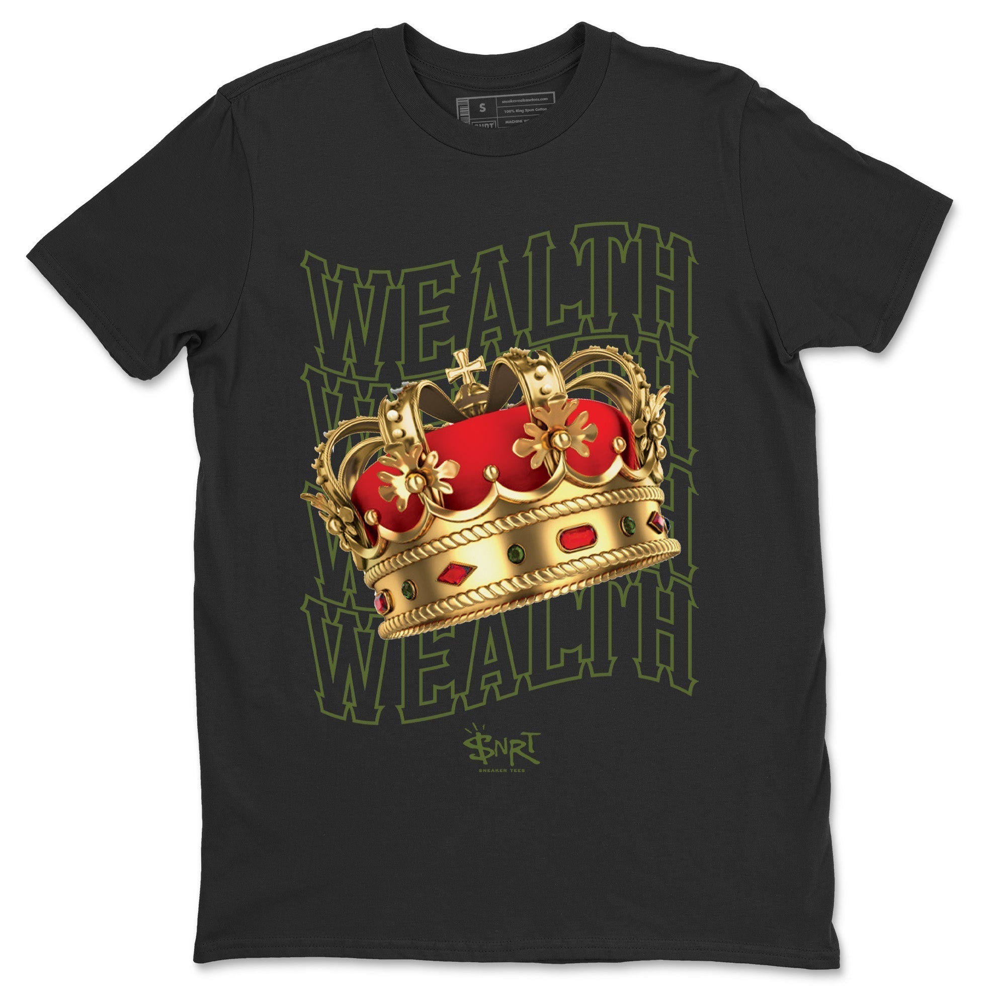 Wealth Unisex Tops - Air Jordan 1 Travis Scott Olive