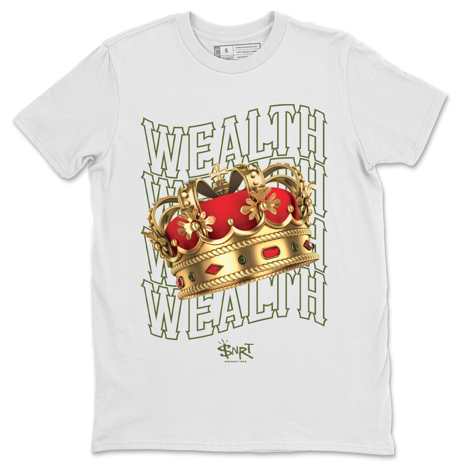 Wealth Unisex Tops - Air Jordan 1 Travis Scott Olive