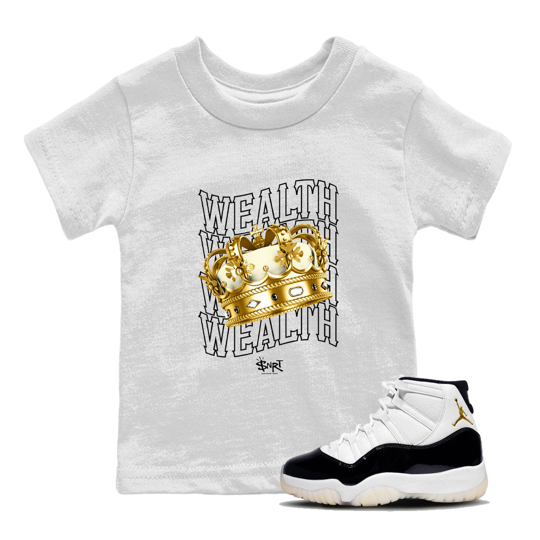 Wealth snkmatch Tee Kids - Air Jordan 11 Gratitude