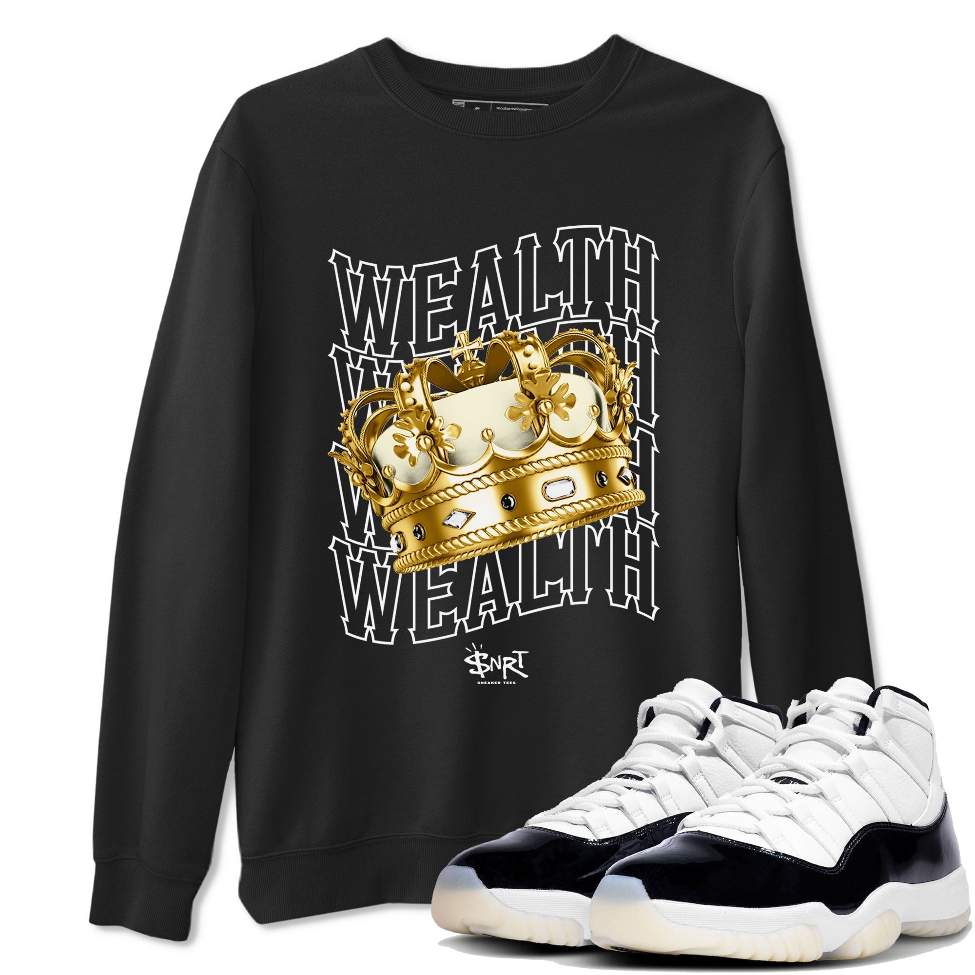 Wealth snkmatch Tee - Air Jordan 11 Gratitude
