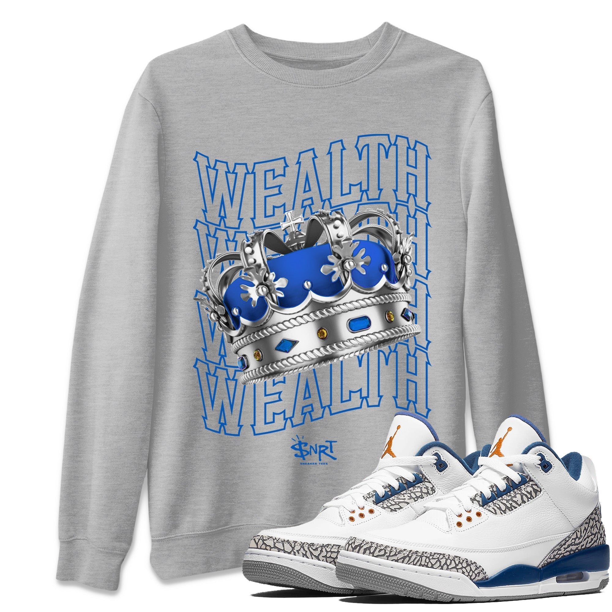 Wealth Unisex Tops - Air Jordan 3 Wizards