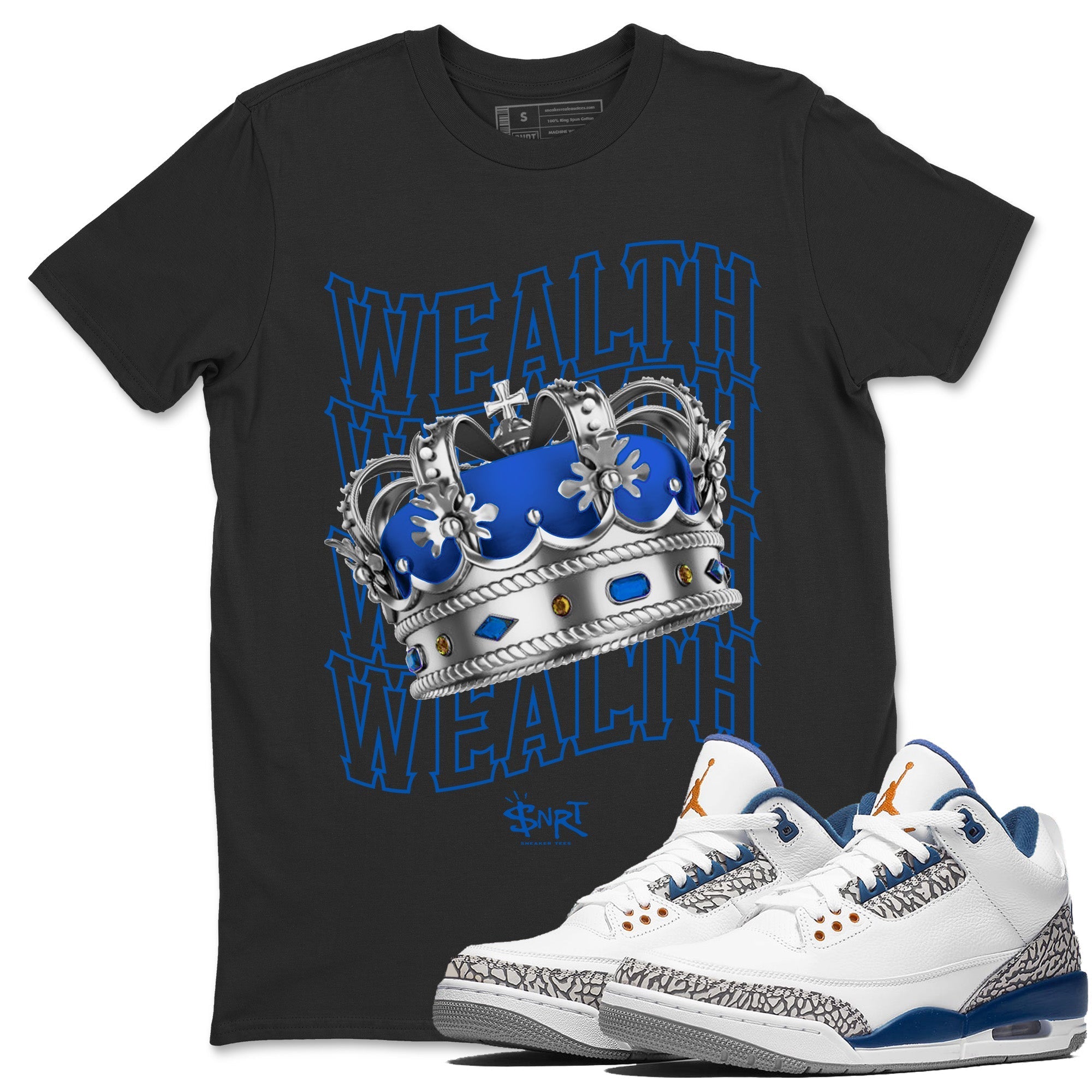 Wealth Unisex Tops - Air Jordan 3 Wizards