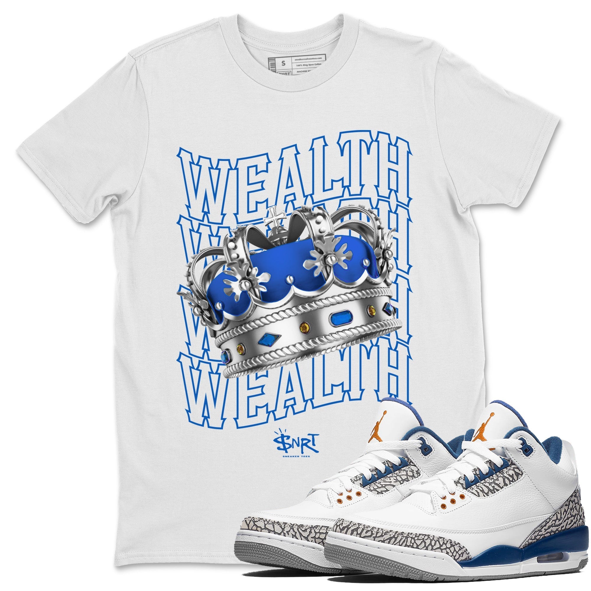 Wealth Unisex Tops - Air Jordan 3 Wizards