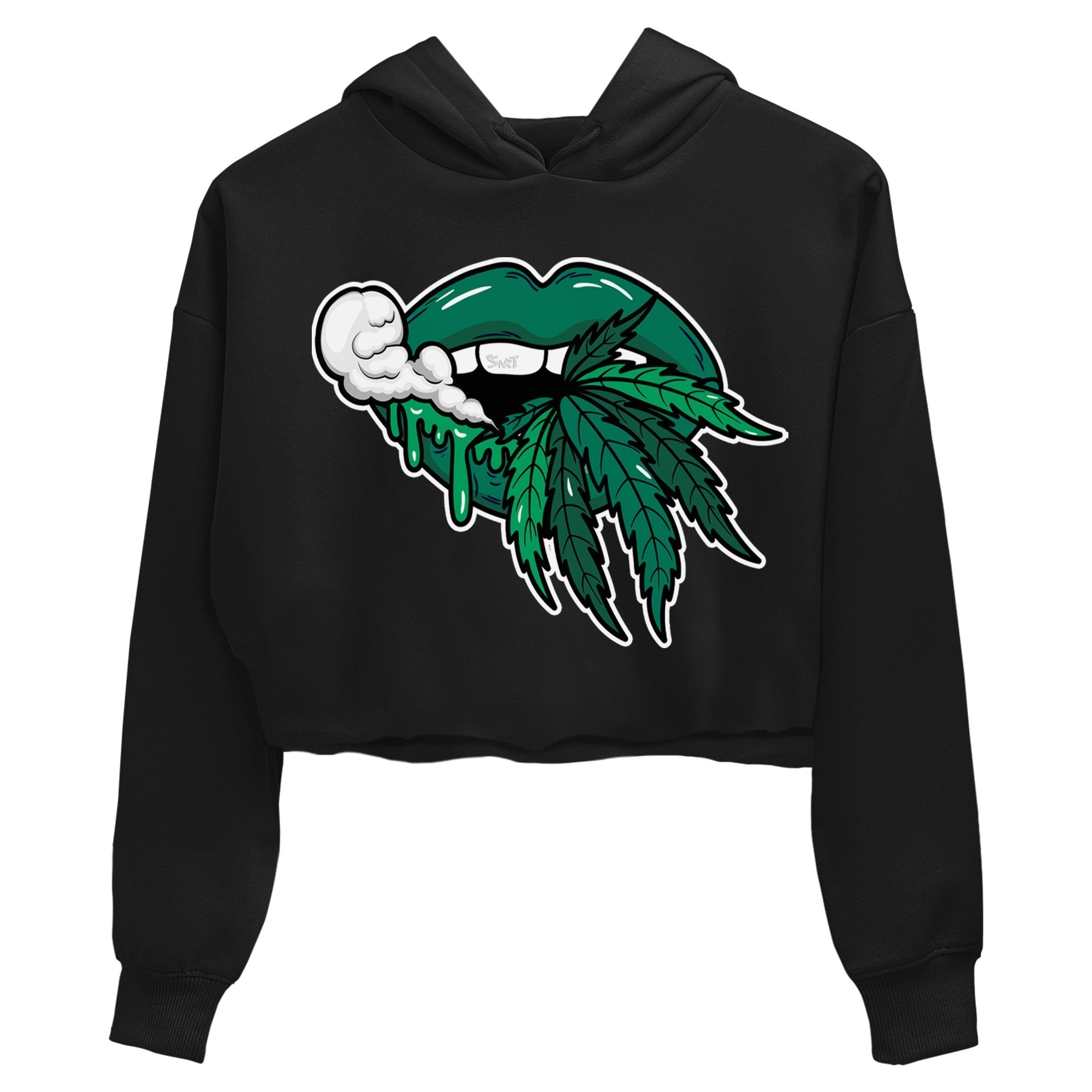 Weed Lips Women's Tops - Air Jordan 1 Gorge Green