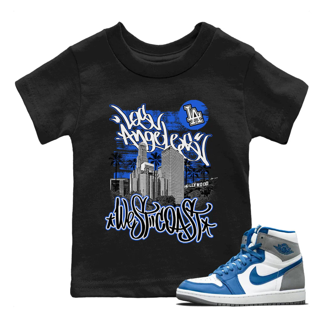 West Coast Kids Tops - Air Jordan 1 True Blue