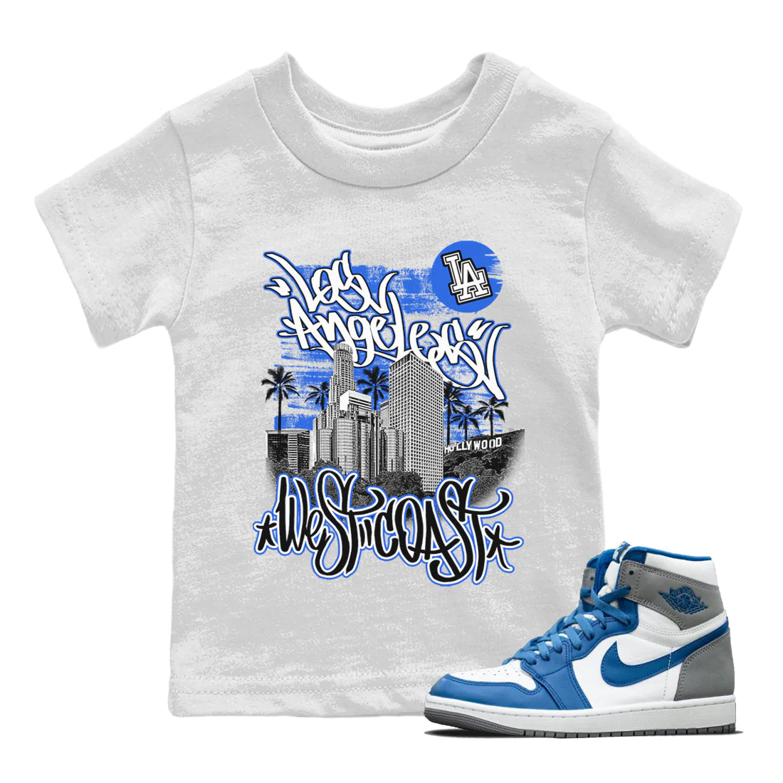 West Coast Kids Tops - Air Jordan 1 True Blue