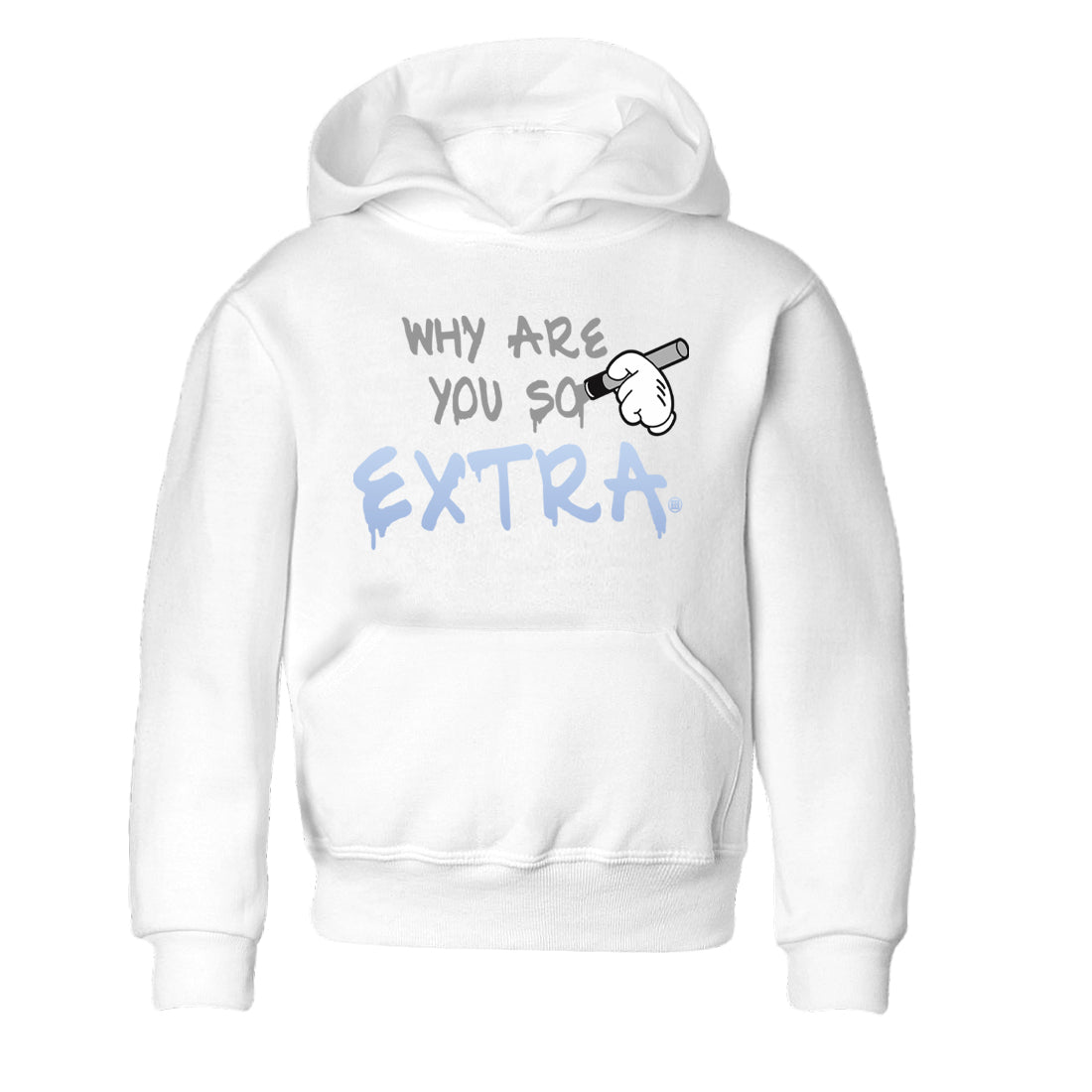Why Are You So Extra Kids Tops - Air Jordan 11 White Cement